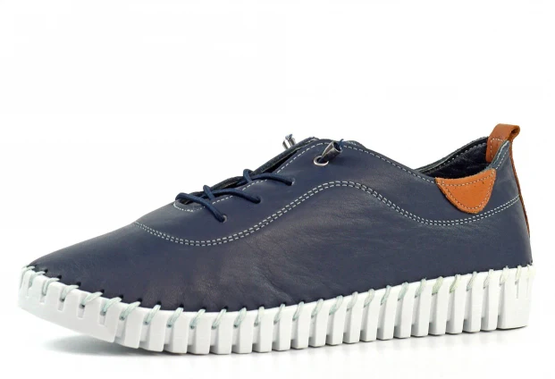 Flamborough leather Plimsoll - Image 9