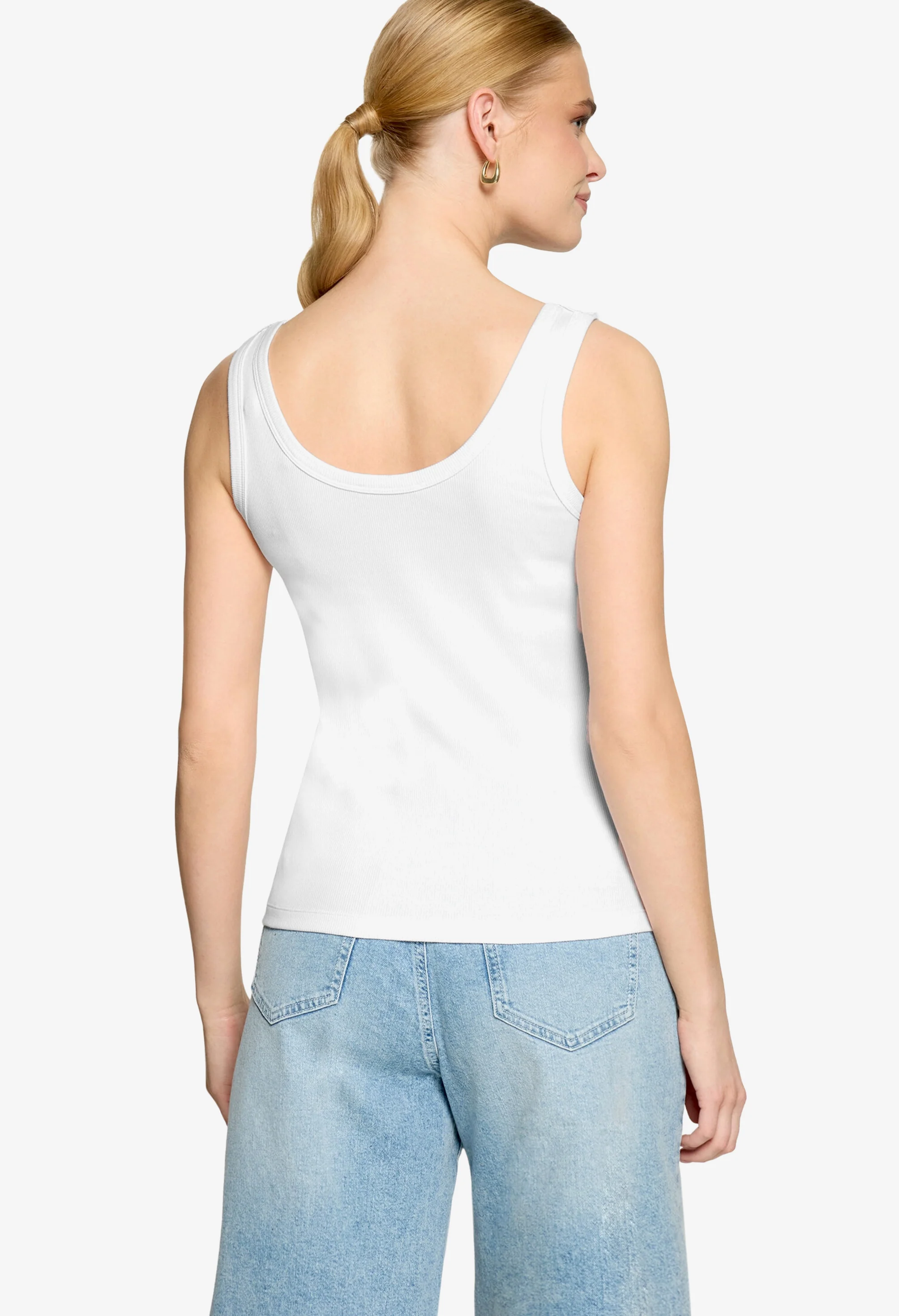 Floral Detail Sleeveless Top - Image 3