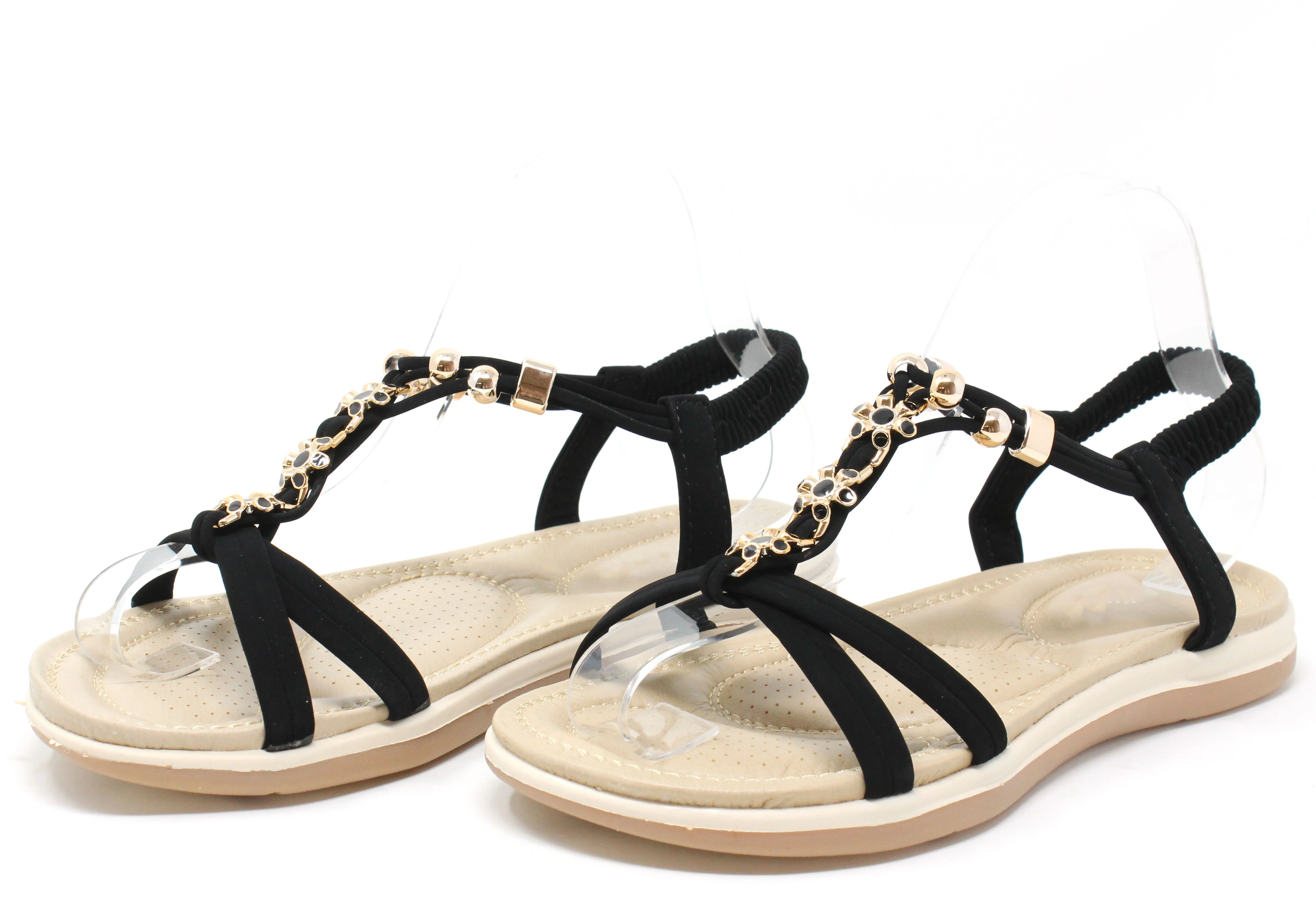 Floral Gem Sandals - Image 5