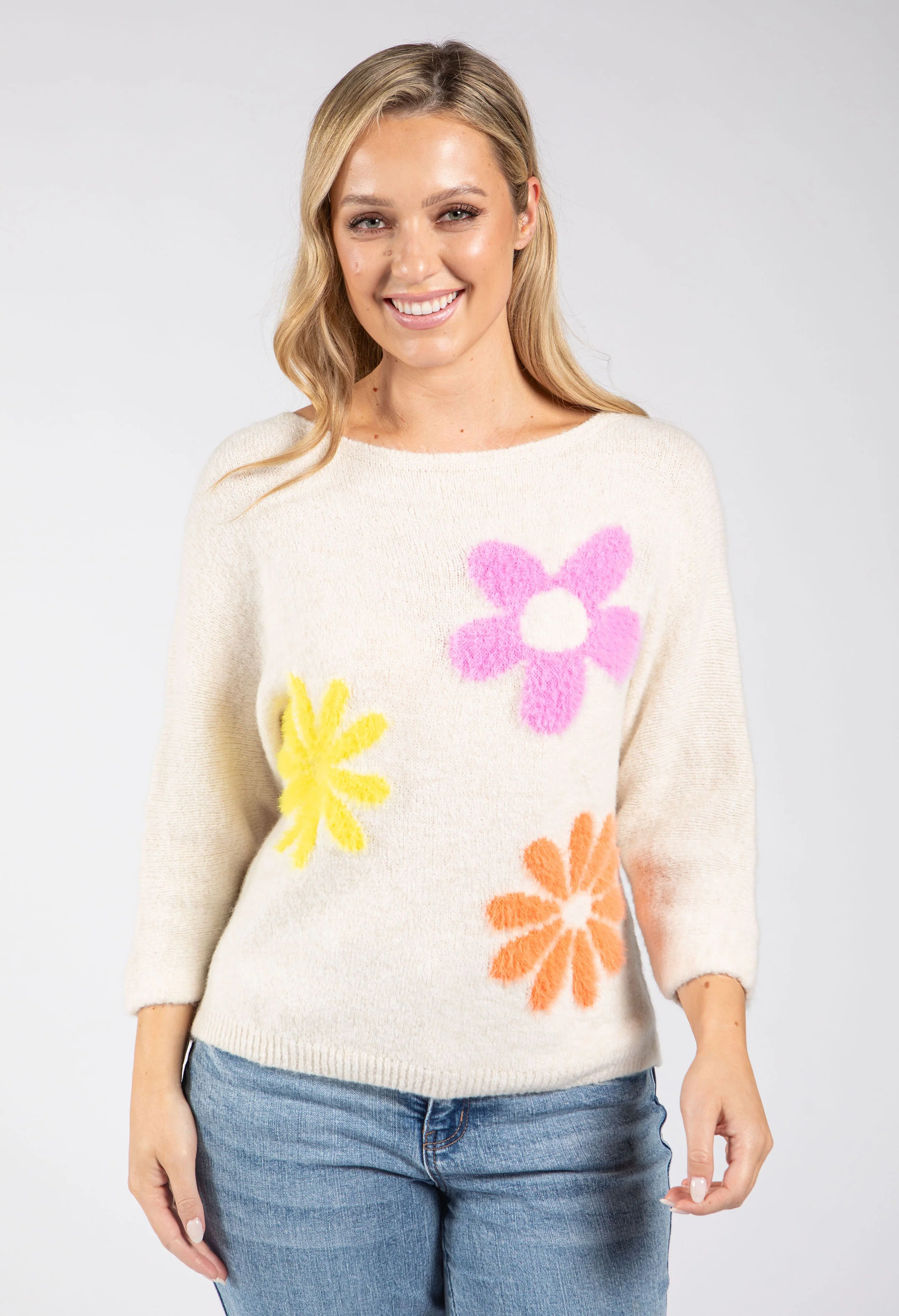 Floral Knit Jumper - Image 4