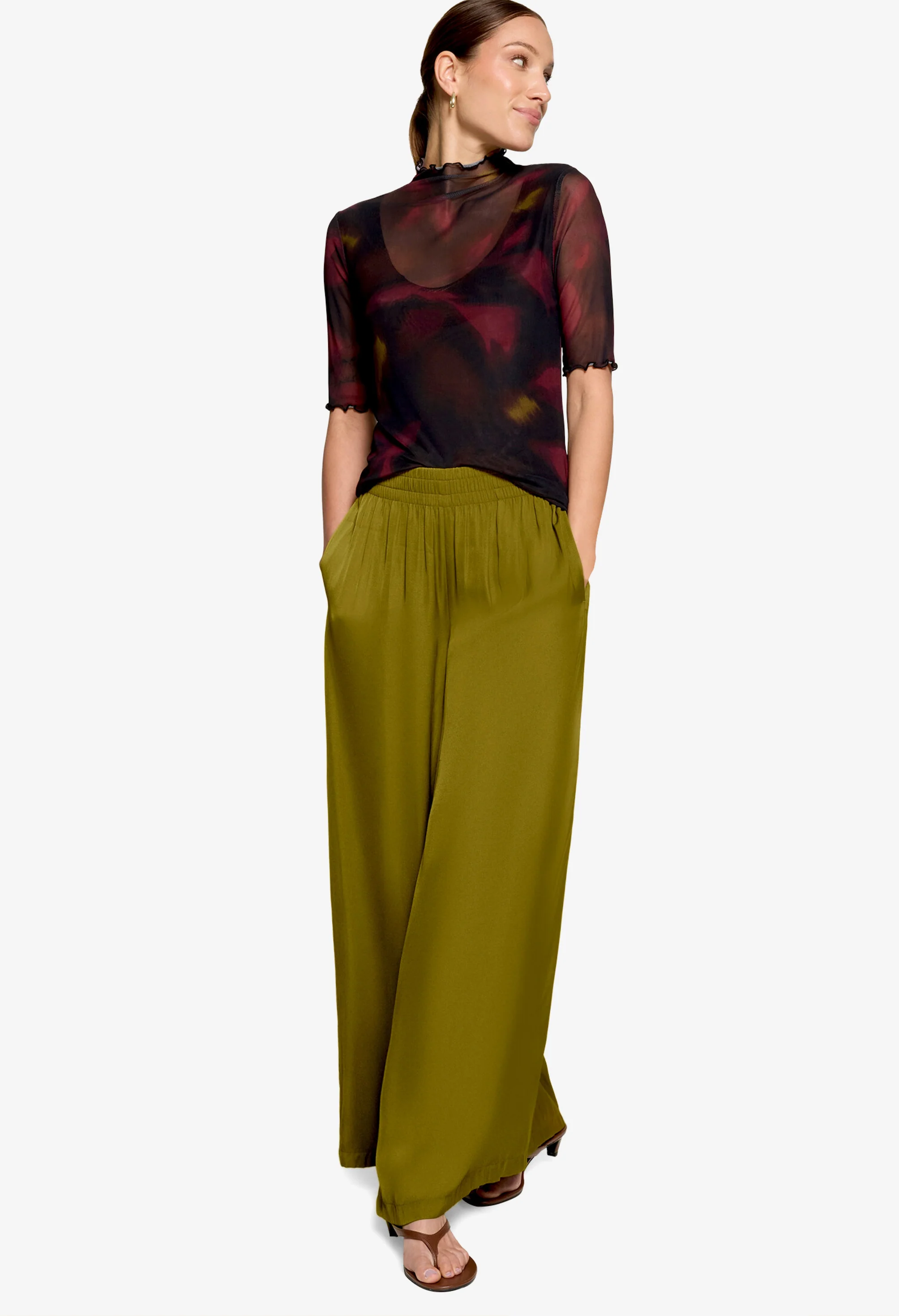 Floral Mesh Top - Image 4