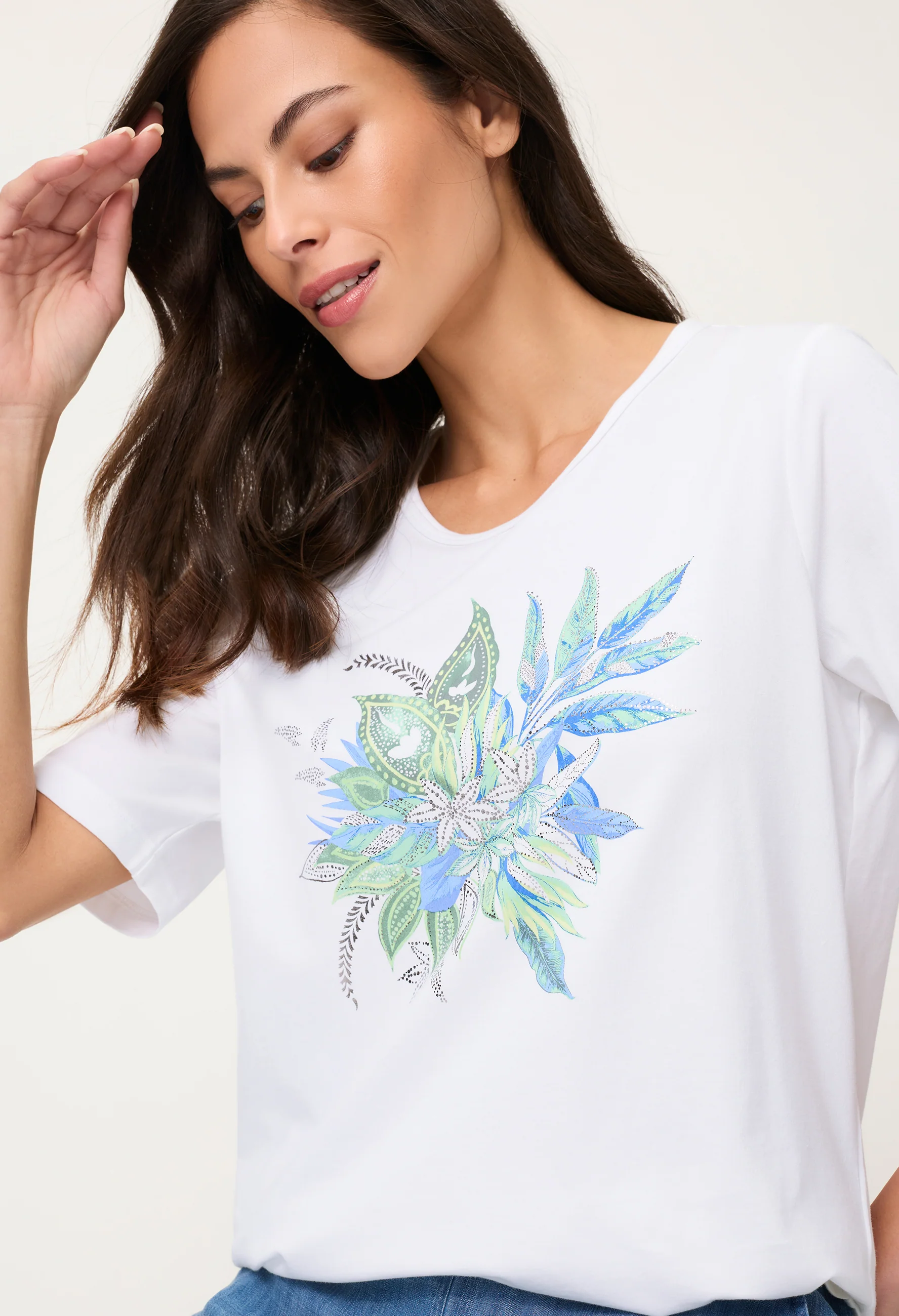 Floral Print T-Shirt - Image 2
