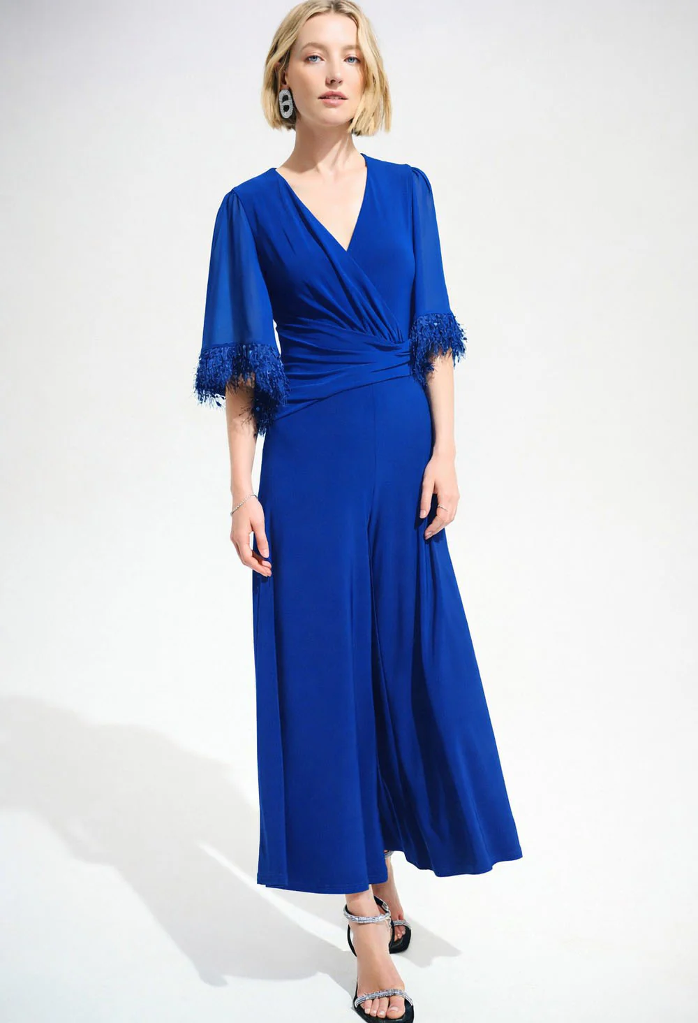 Formal V-neck Jumpsuit - Image 5