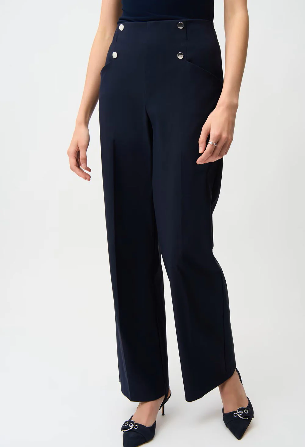 Formal Wide-leg Trousers - Image 7