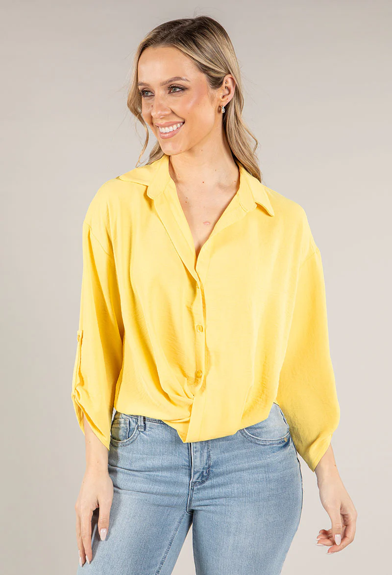 Front Knot Blouse - Image 3