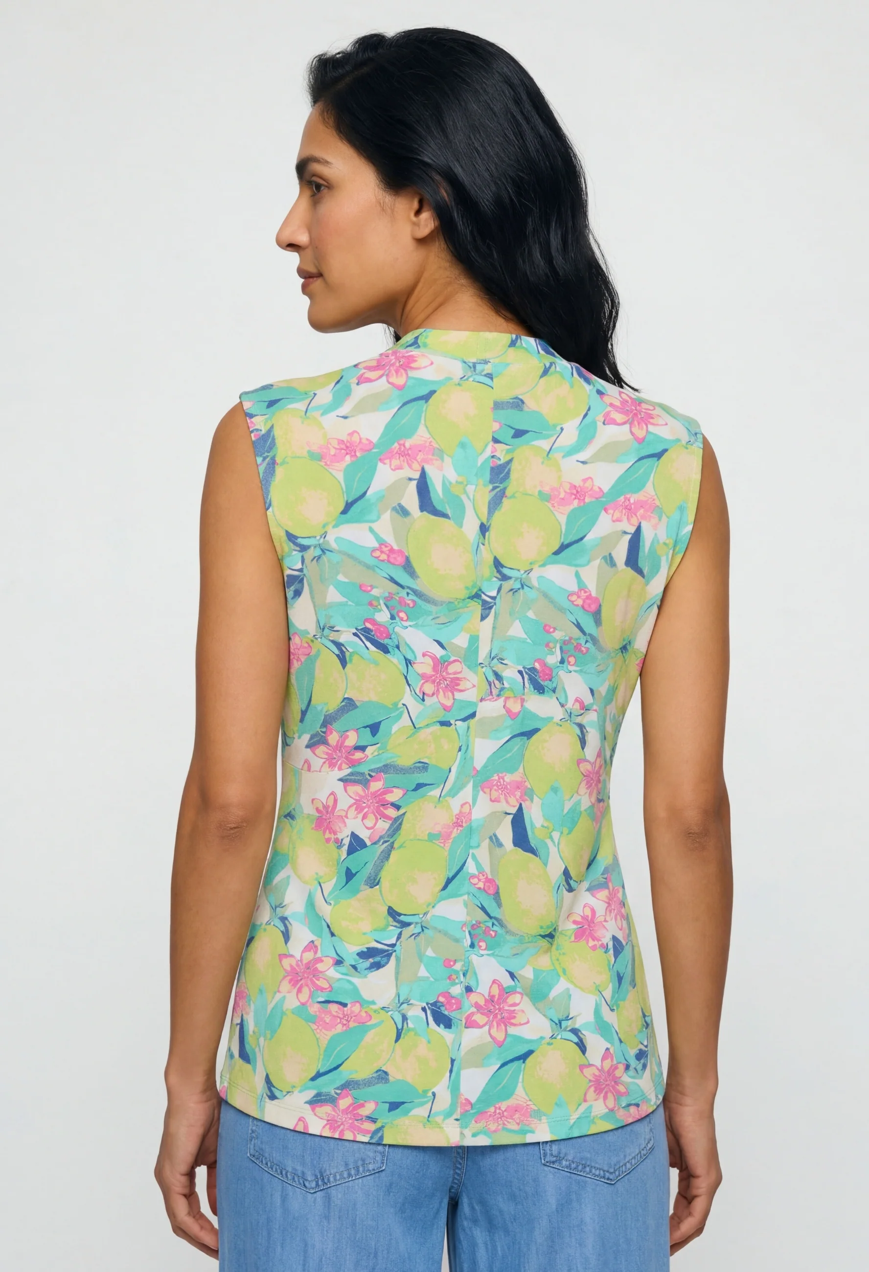 Front Knot Sleeveless Top - Image 2