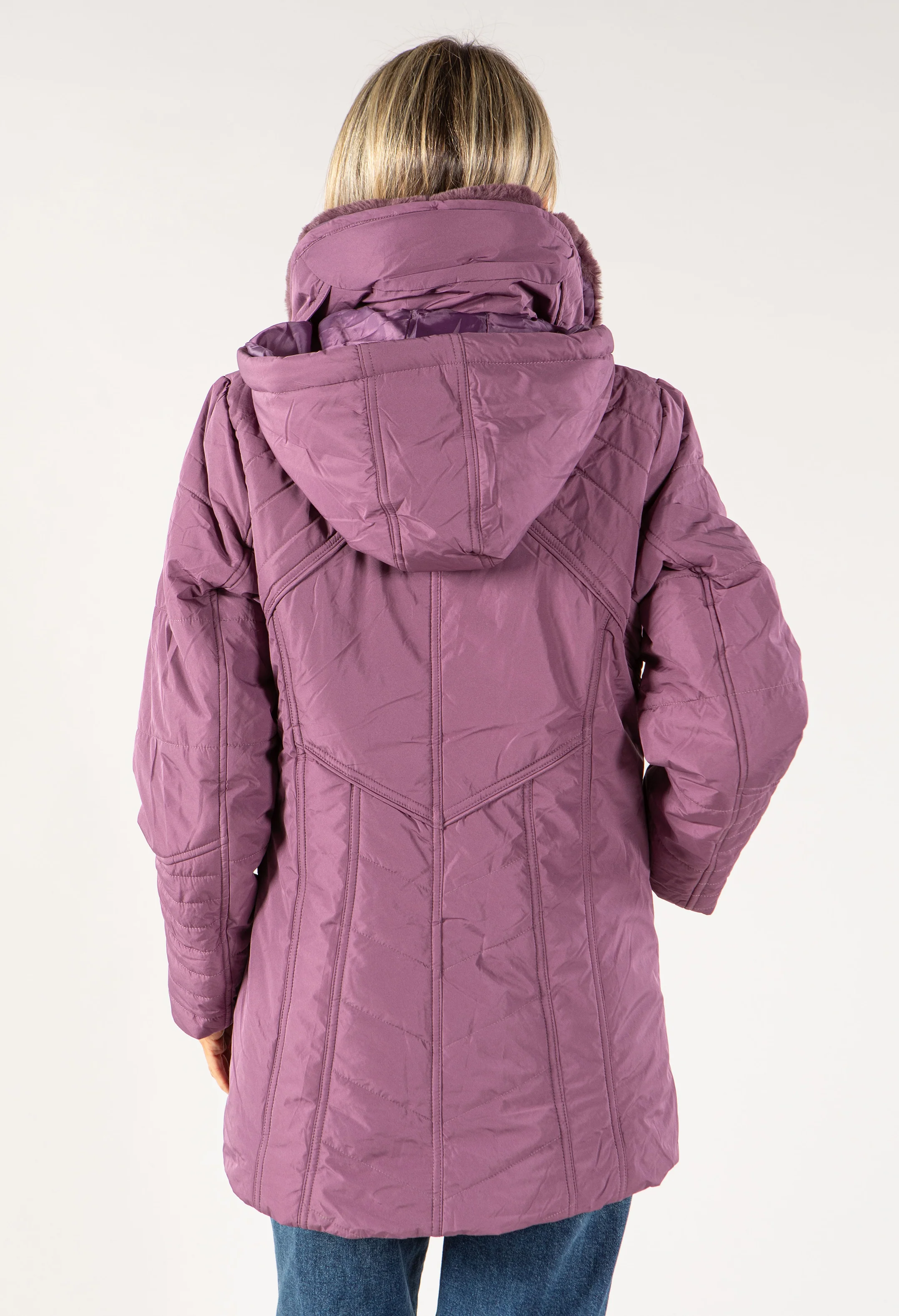 Fur Lined Coat - Image 7