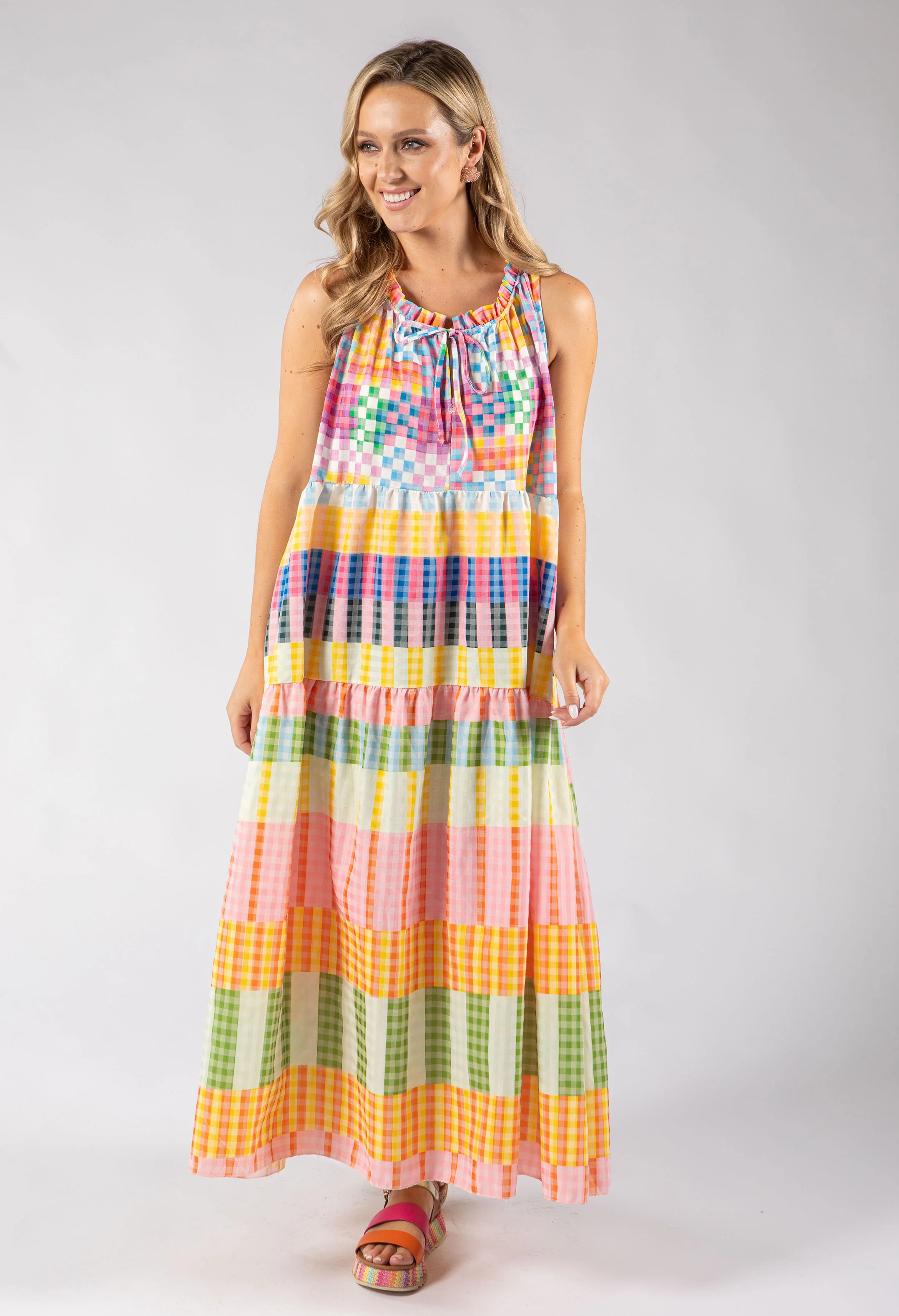 Gingham Maxi Dress (Pre-Order Expected Dispatch July 20th) - Image 5