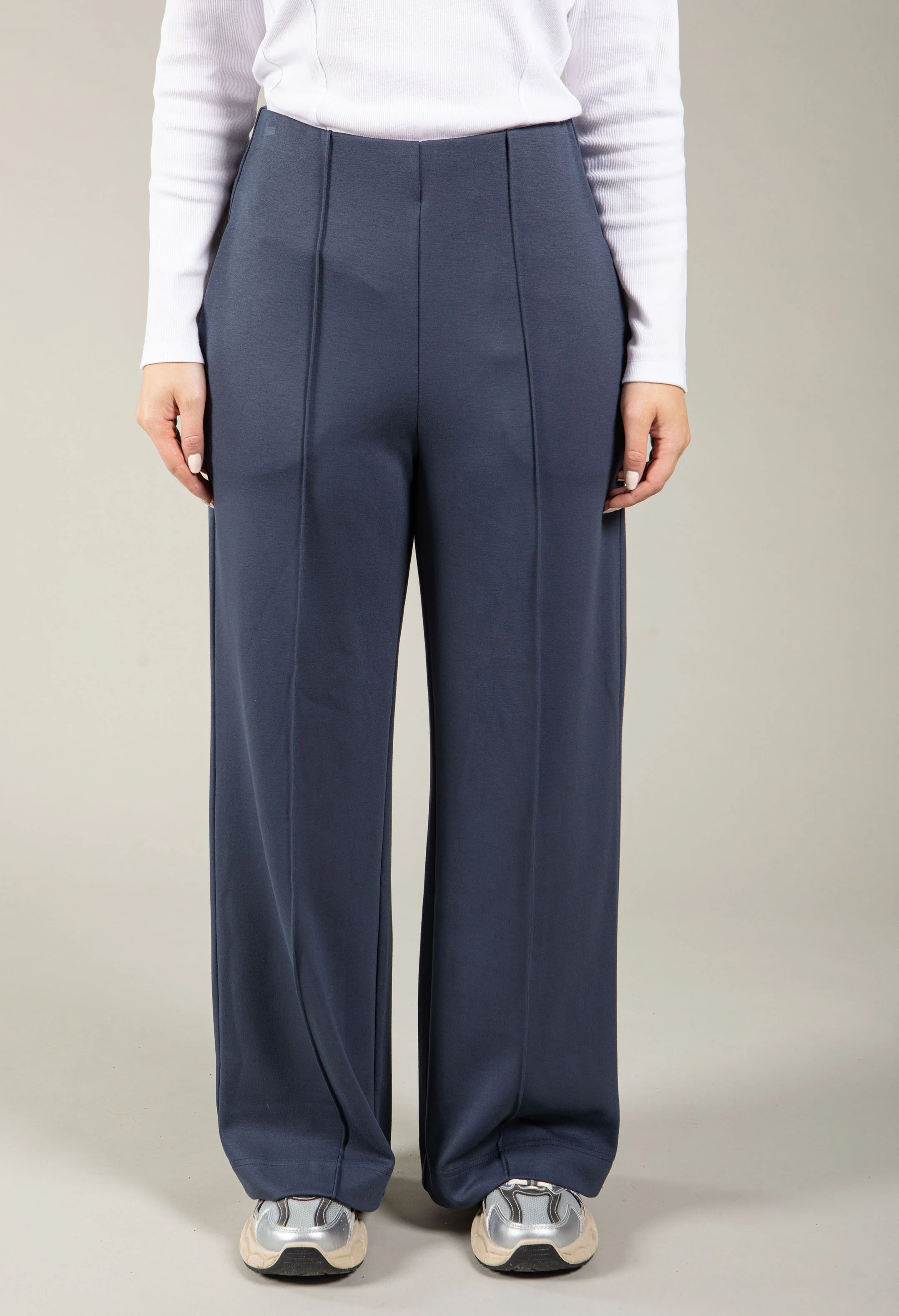 Ginny Soft Touch Wide Leg Trousers - Image 3