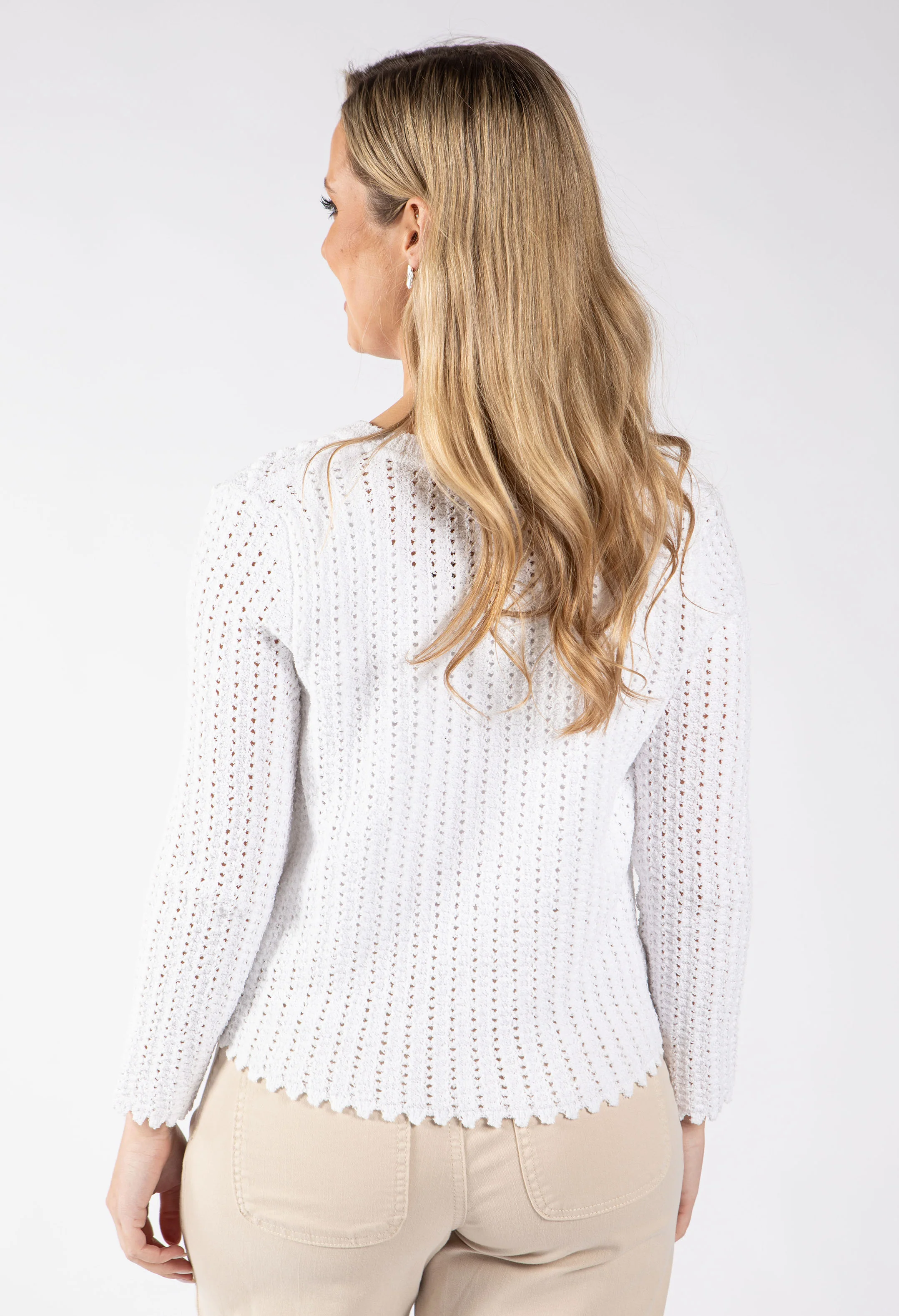 Ginza Crochet Knit Cardigan - Image 5