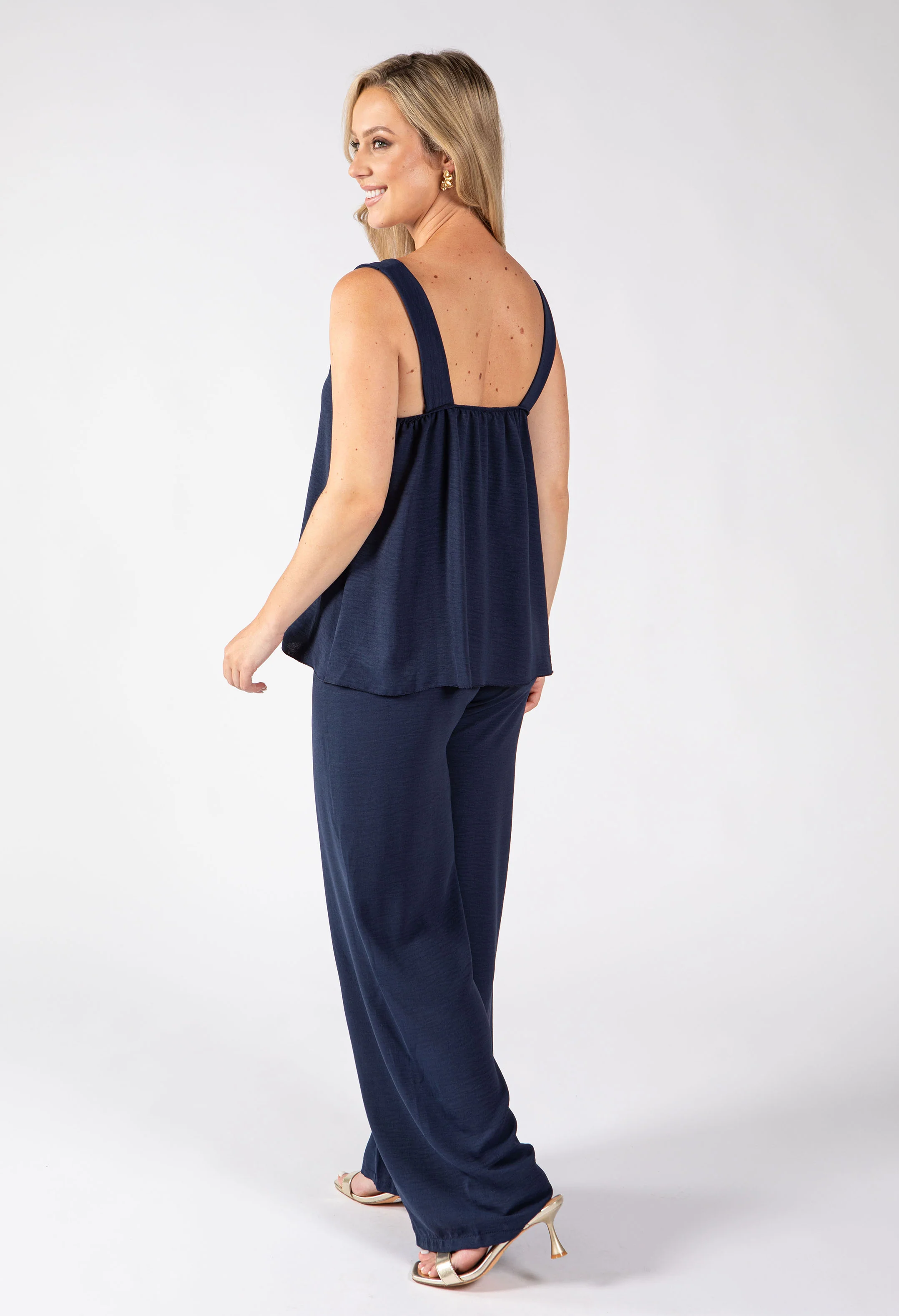 Cleo Gold Detail Sleeveless Co-Ord - Image 6