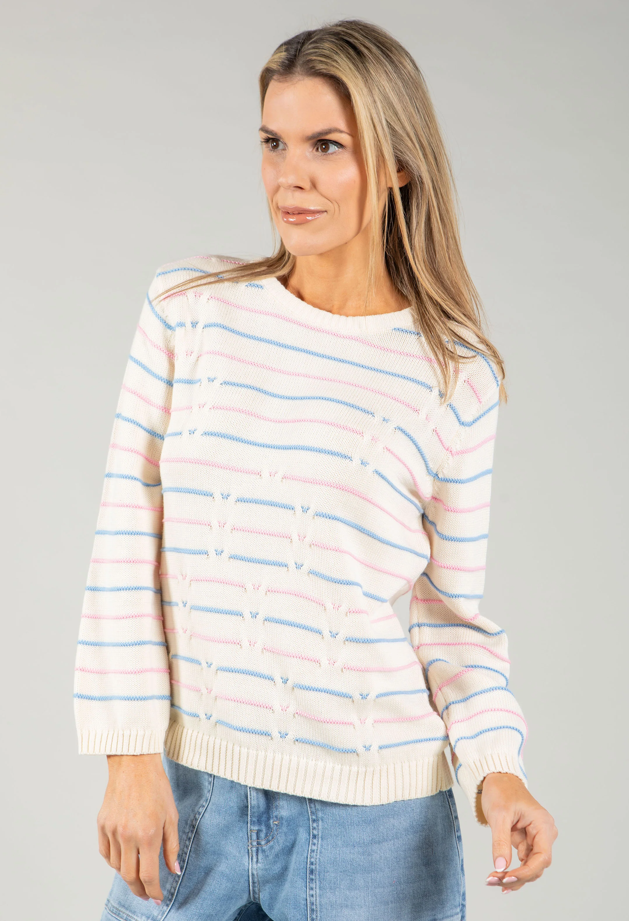 Grace Striped Knit Jumper - Image 4