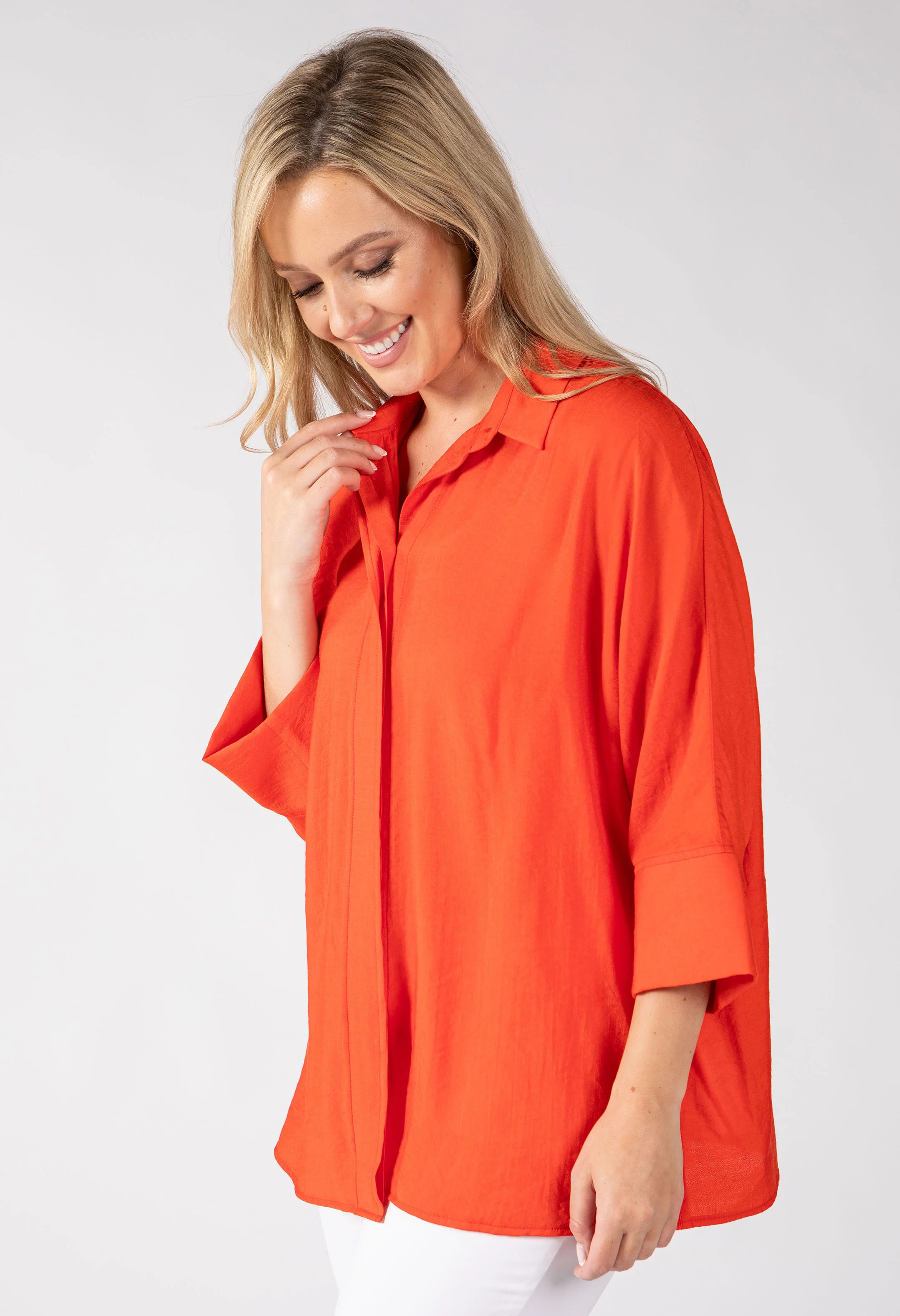 Guadalupe Linen Look Blouse - Image 5