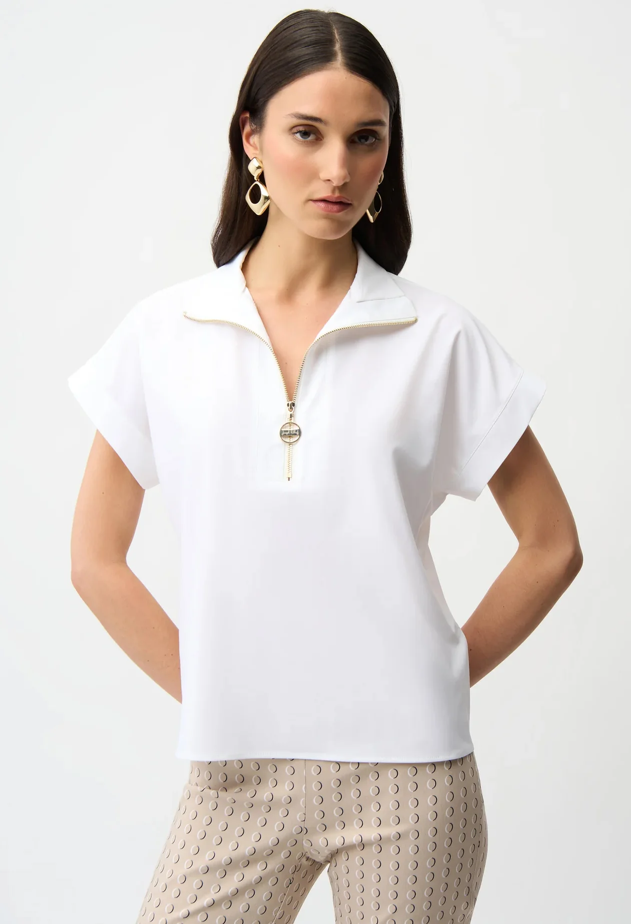 Half-Zip Blouse