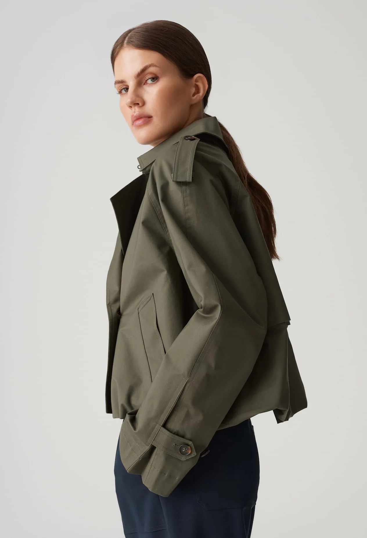 Hawena Loose Trench Jacket - Image 2