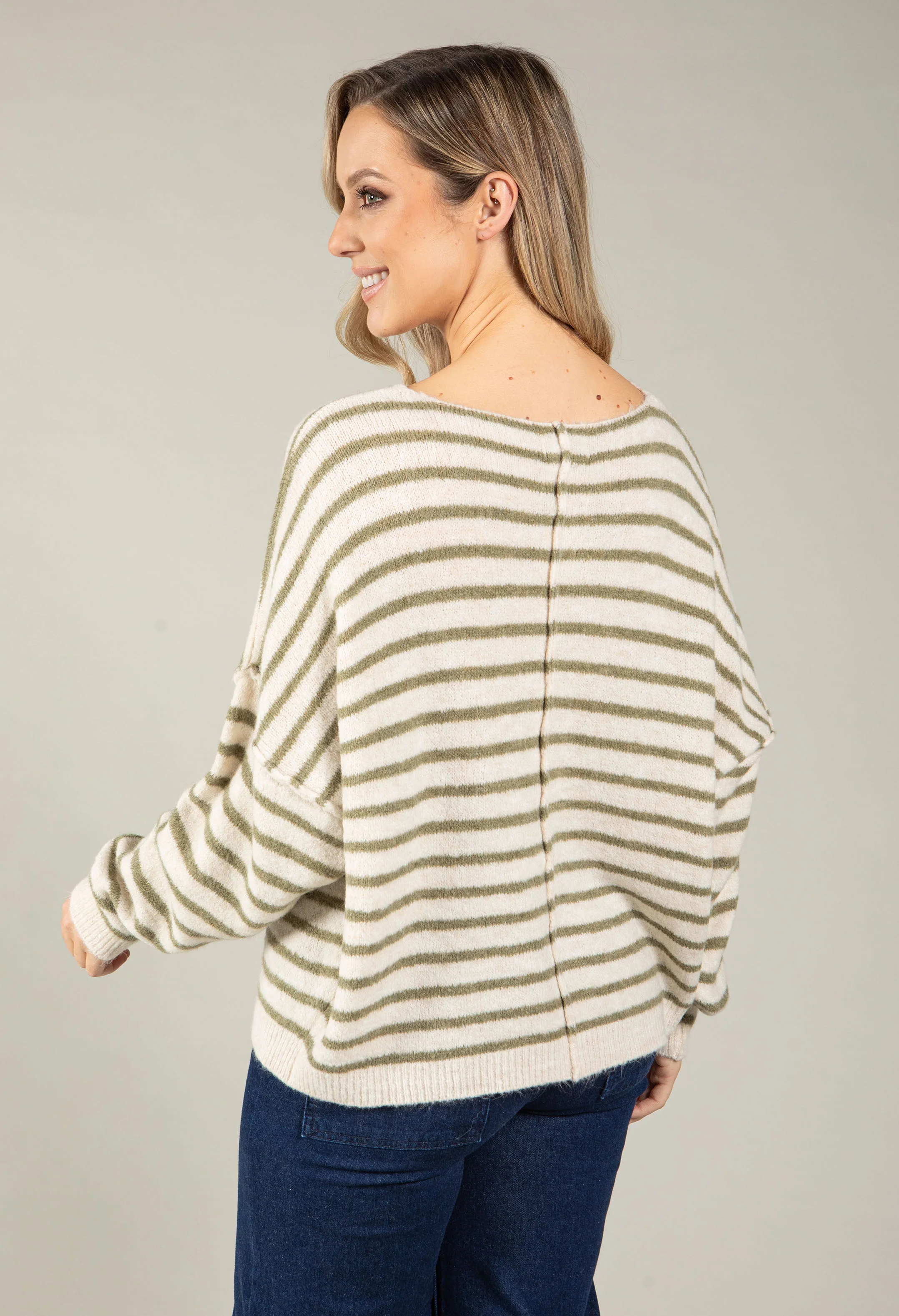 Hazel Striped Knit Jumper - Image 4