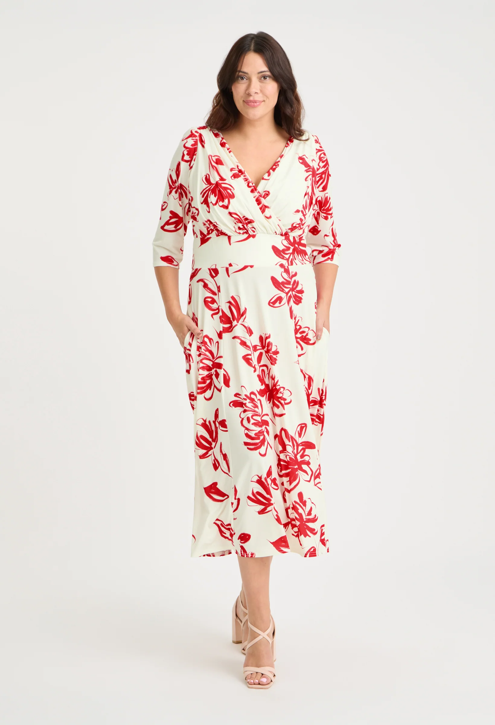 Helena Curve+ Midi Dress - Image 2