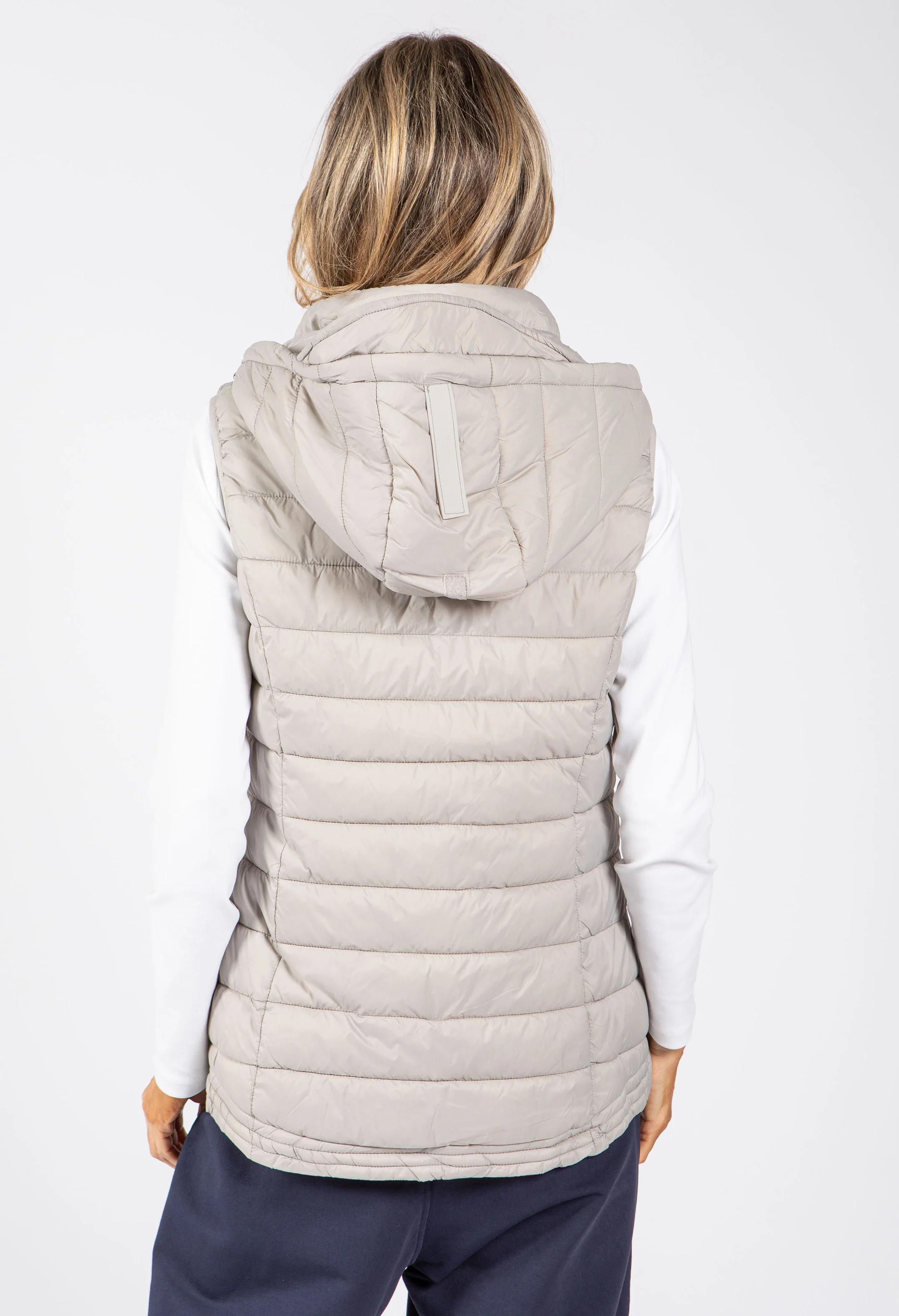 Hooded Quilted Gilet - Image 12