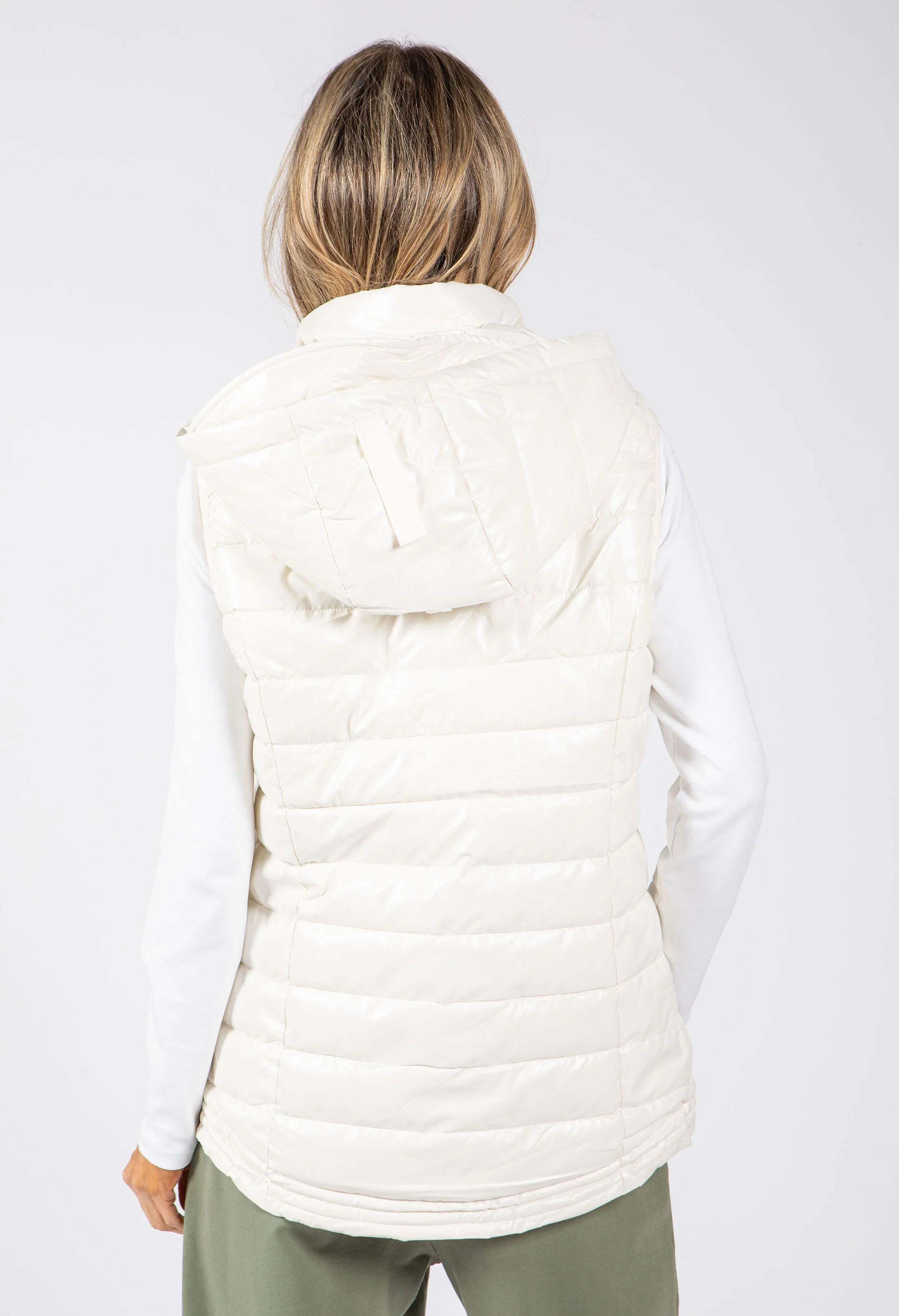 Hooded Quilted Gilet - Image 16