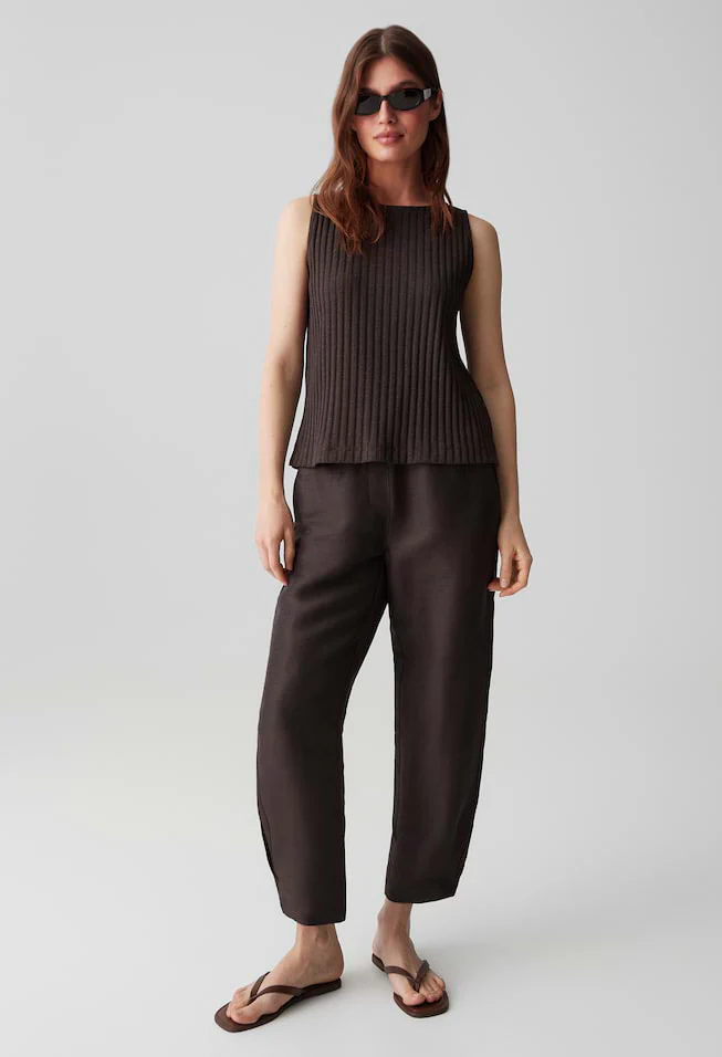 Ipoma Slit Jersey Top - Image 9