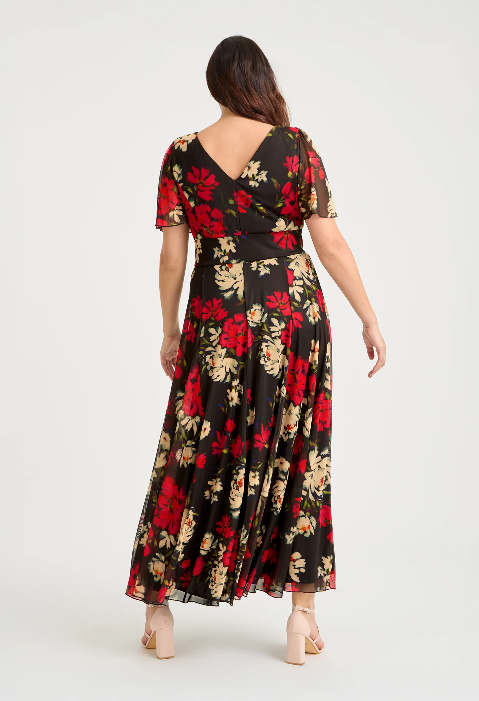 Isabelle Curve+ Float Sleeve Maxi Dress - Image 4
