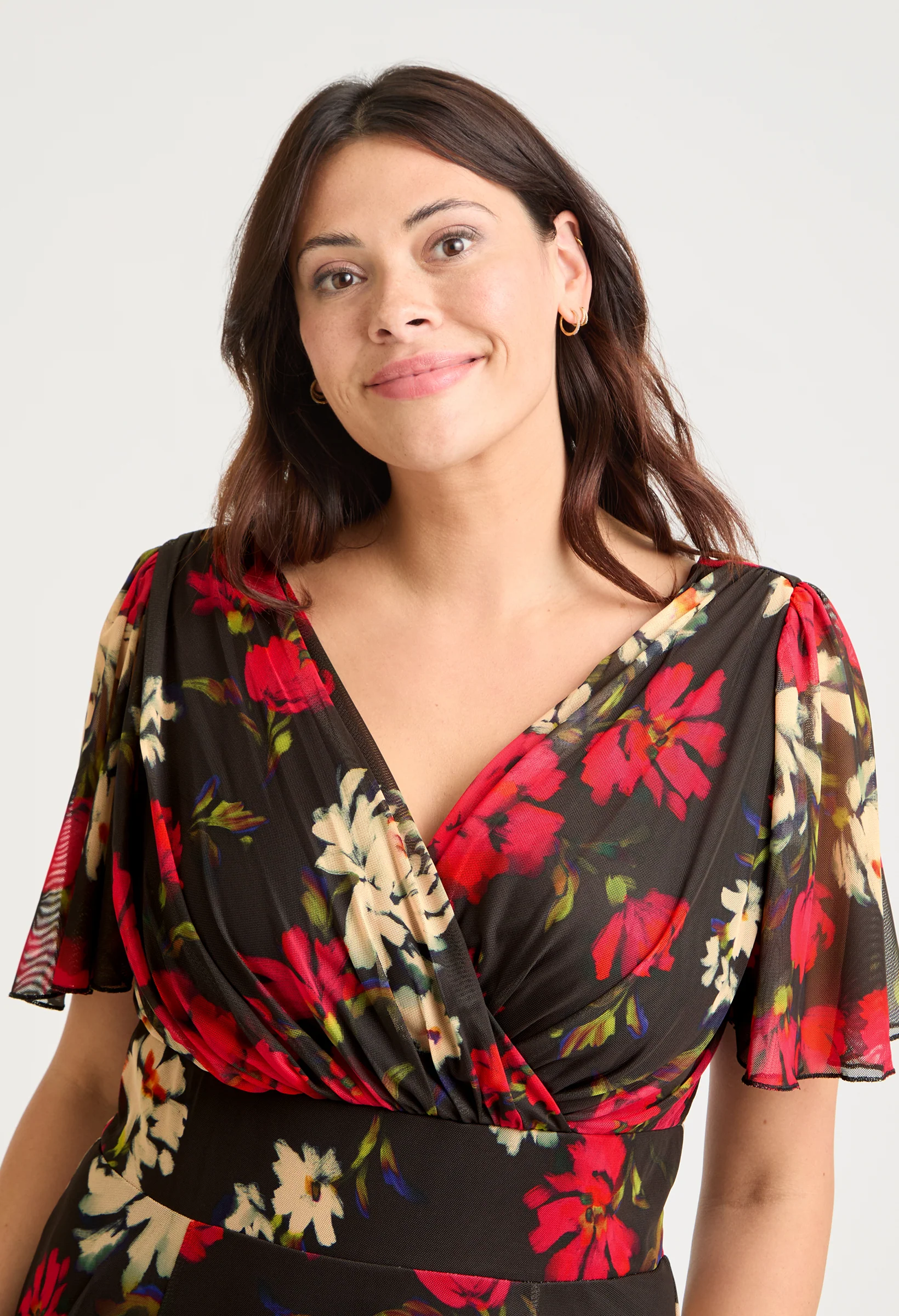 Isabelle Curve+ Float Sleeve Maxi Dress - Image 5