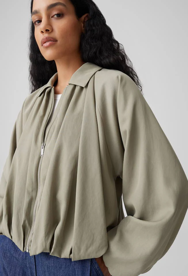 Jabana Relaxed Fit Blouson Jacket - Image 3