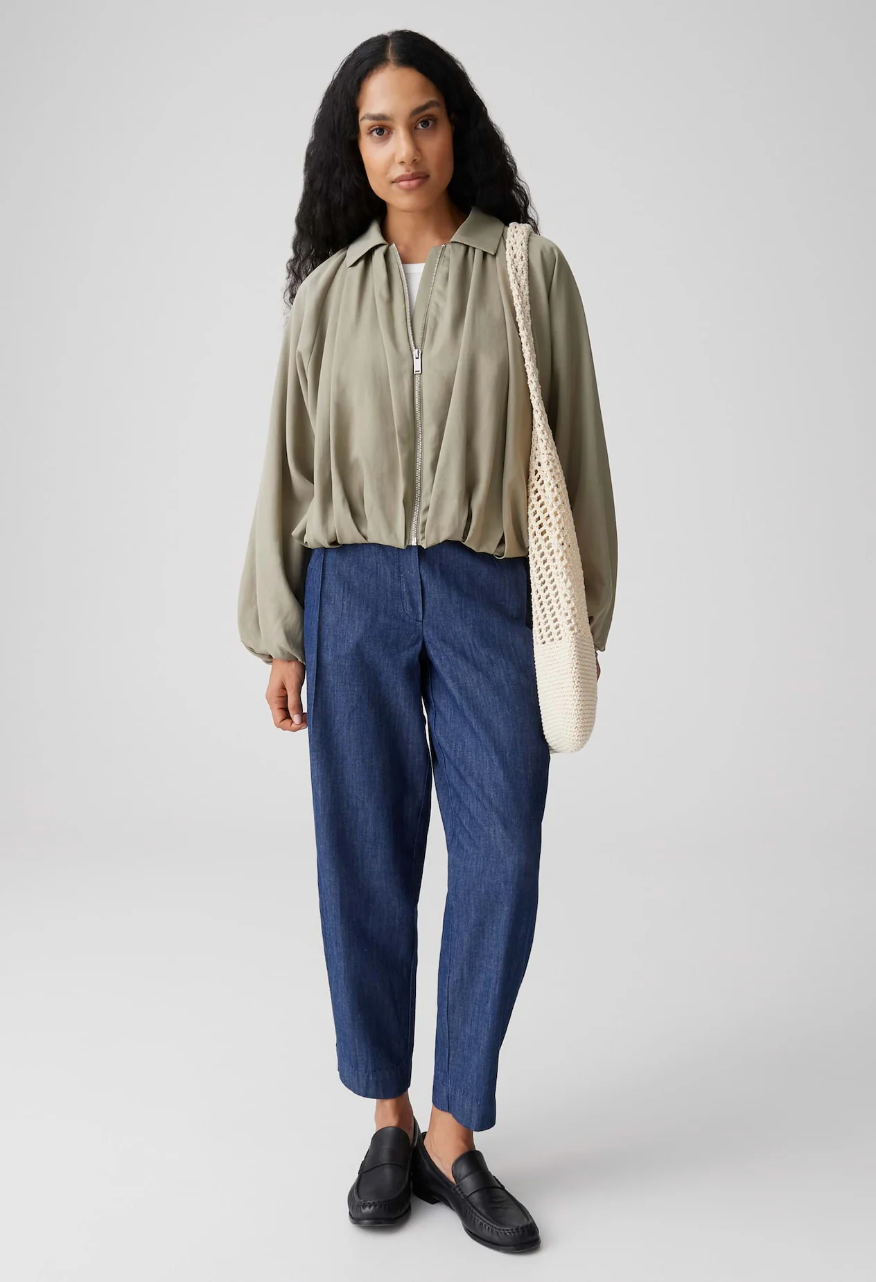 Jabana Relaxed Fit Blouson Jacket - Image 4
