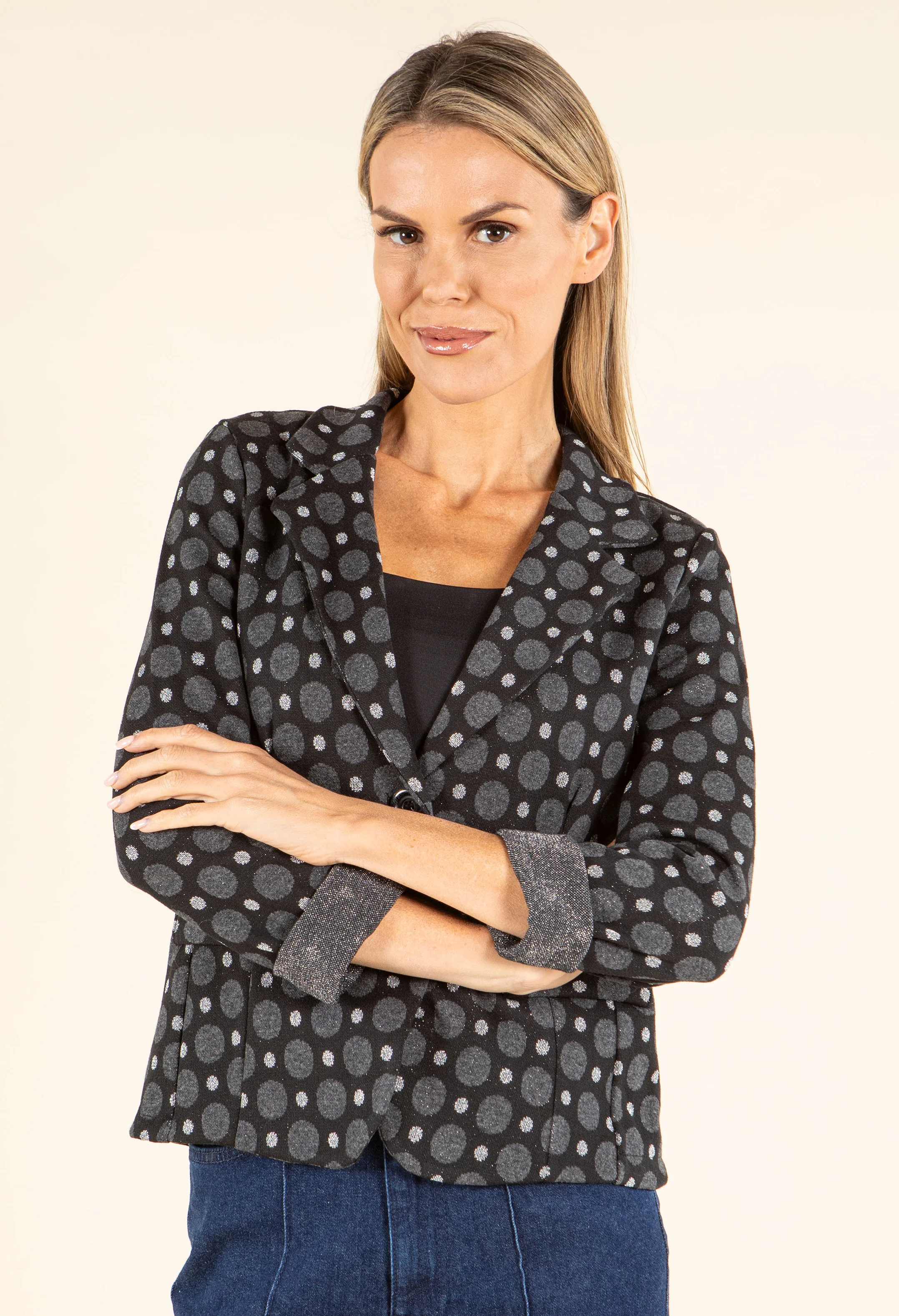 Julie Jacquard Blazer - Image 6