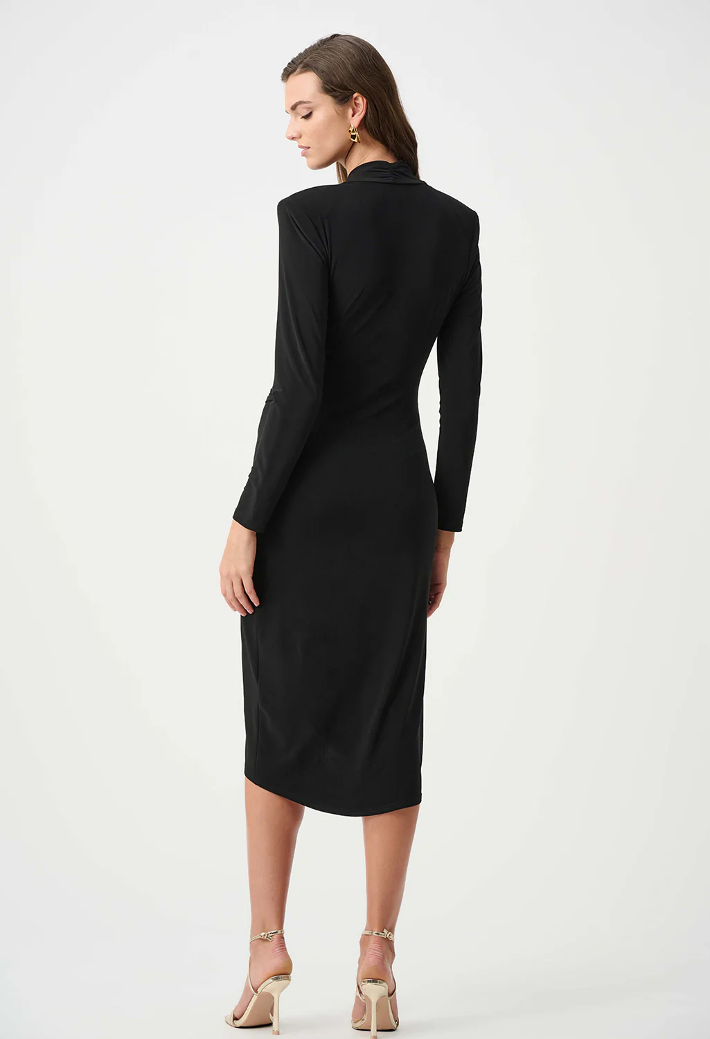 Knee-length Wrap Dress - Image 4