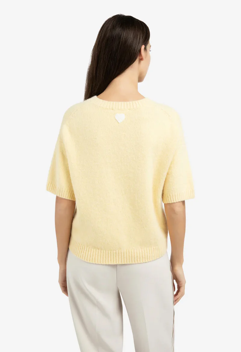 Knitted short sleeve Jumper - Image 3