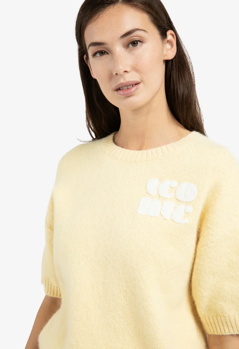 Knitted short sleeve Jumper - Image 4