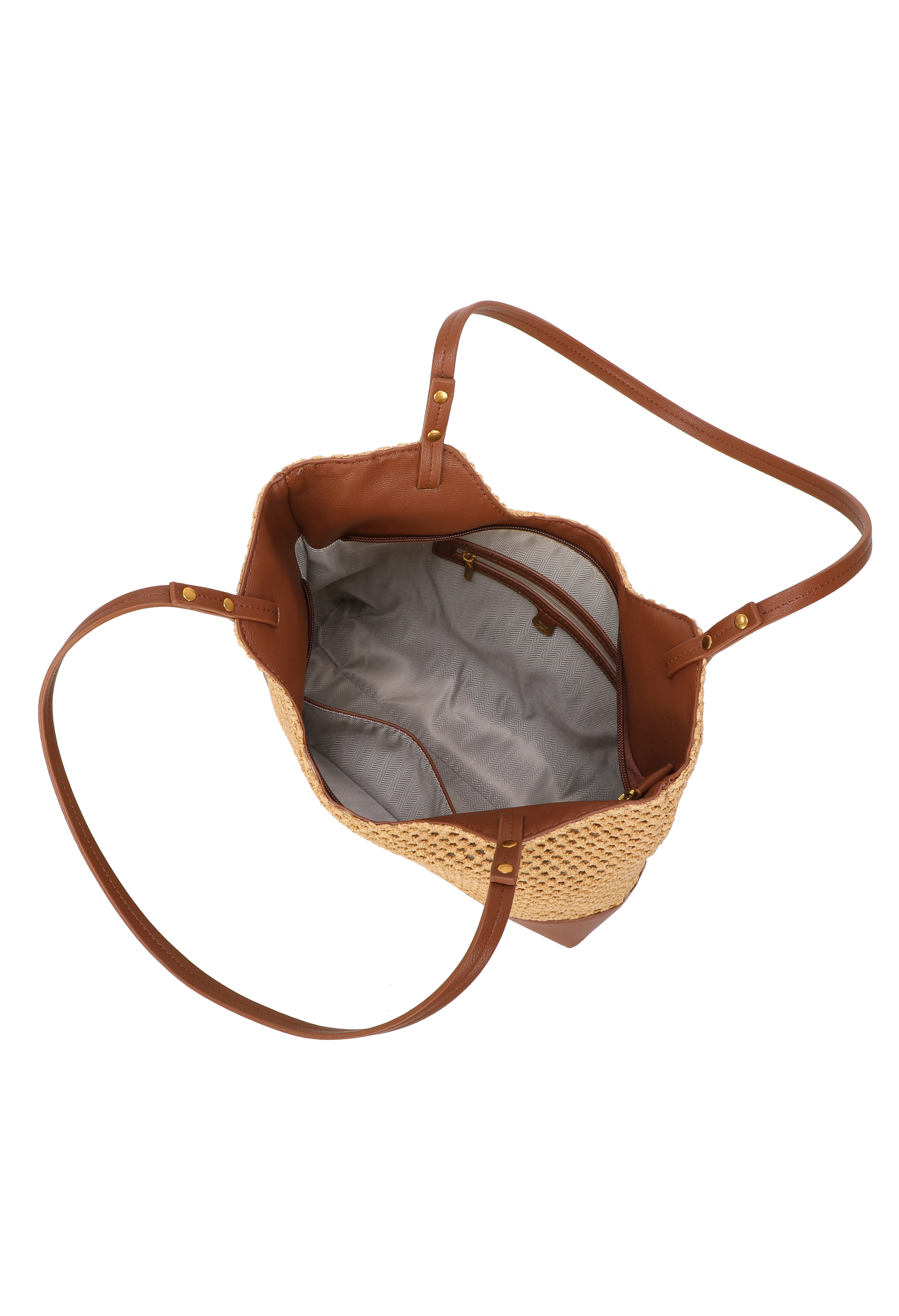 Large Straw Shopper Bag - Image 6