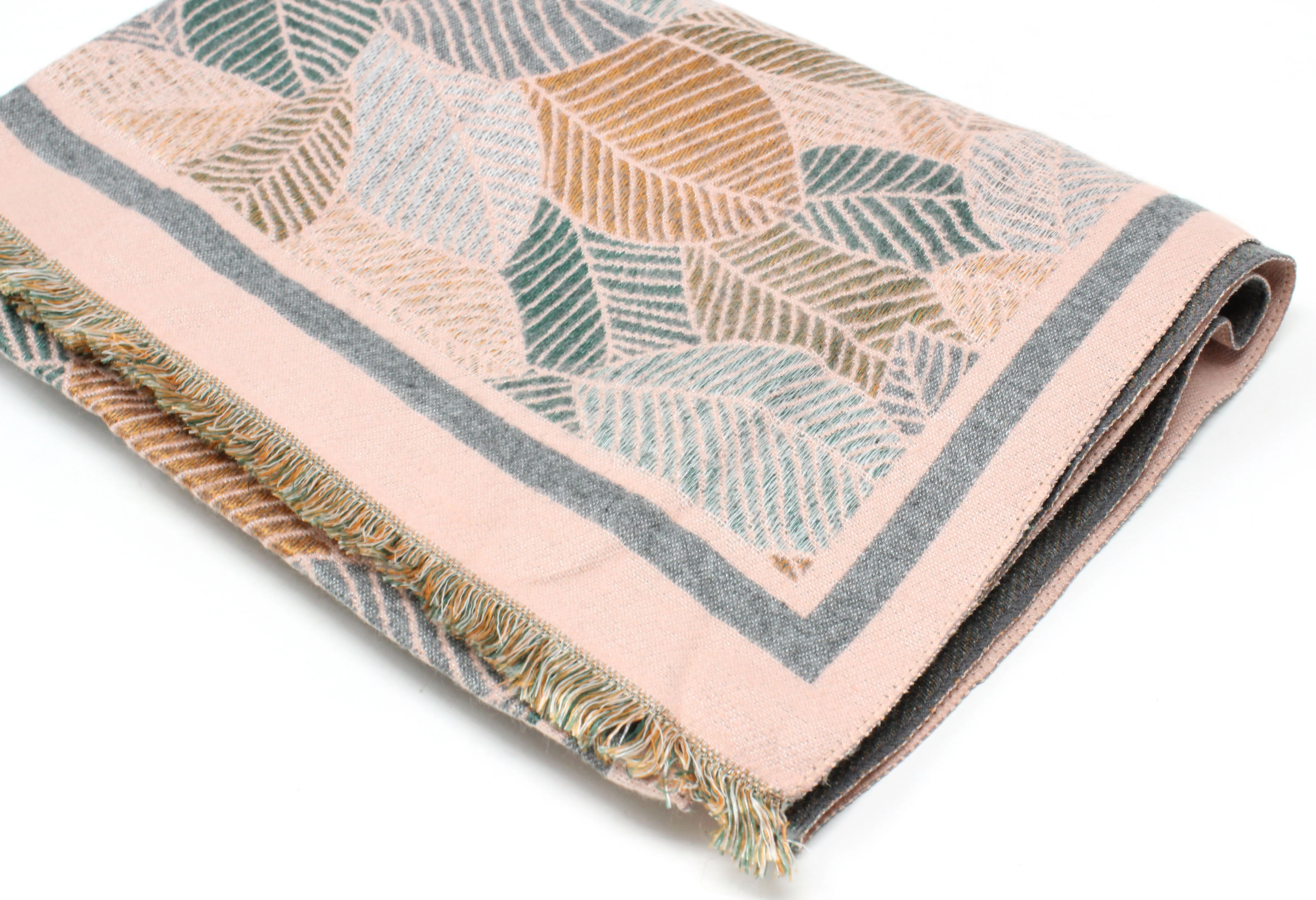 Leaf Print Scarf - Image 4