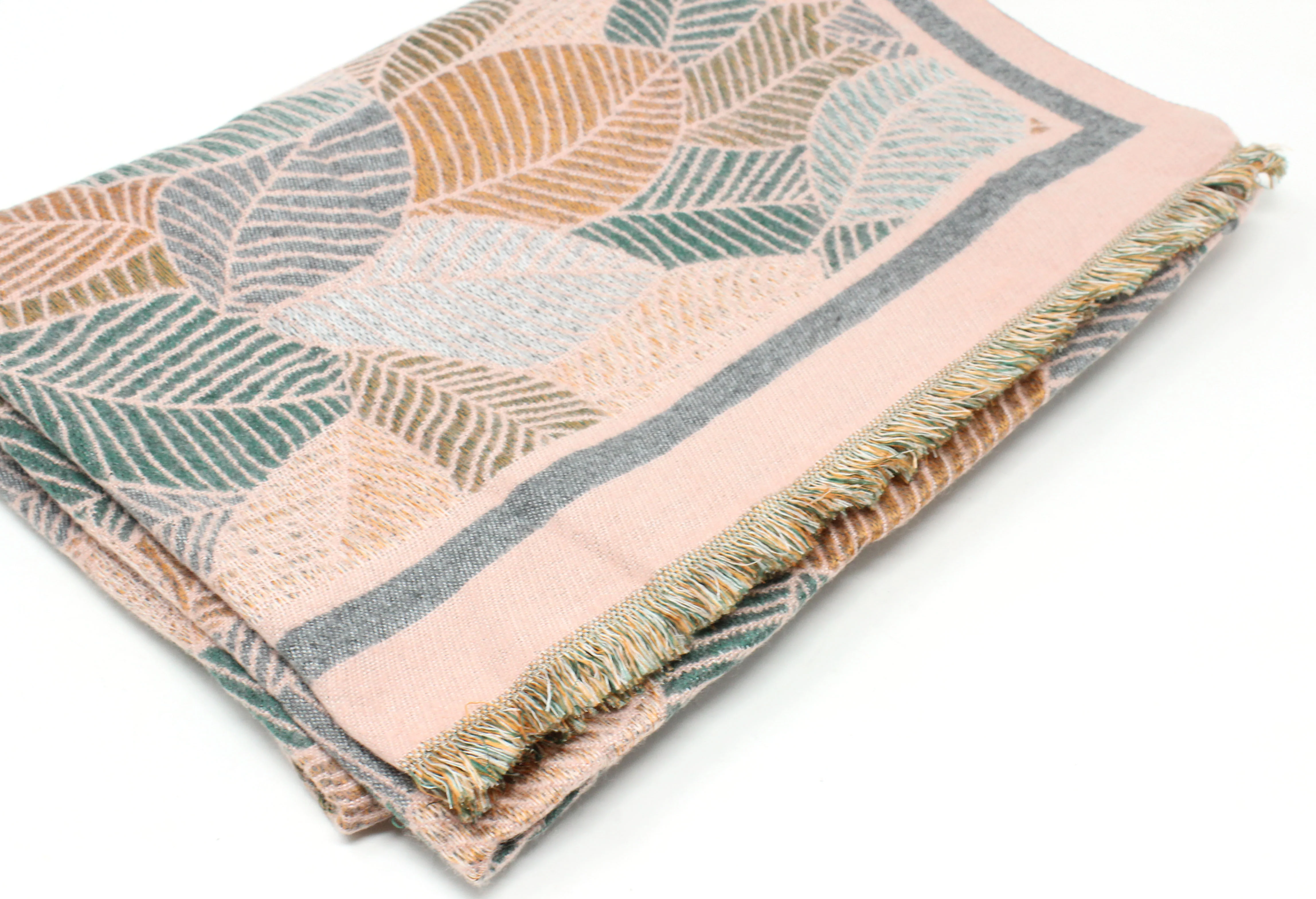 Leaf Print Scarf - Image 5