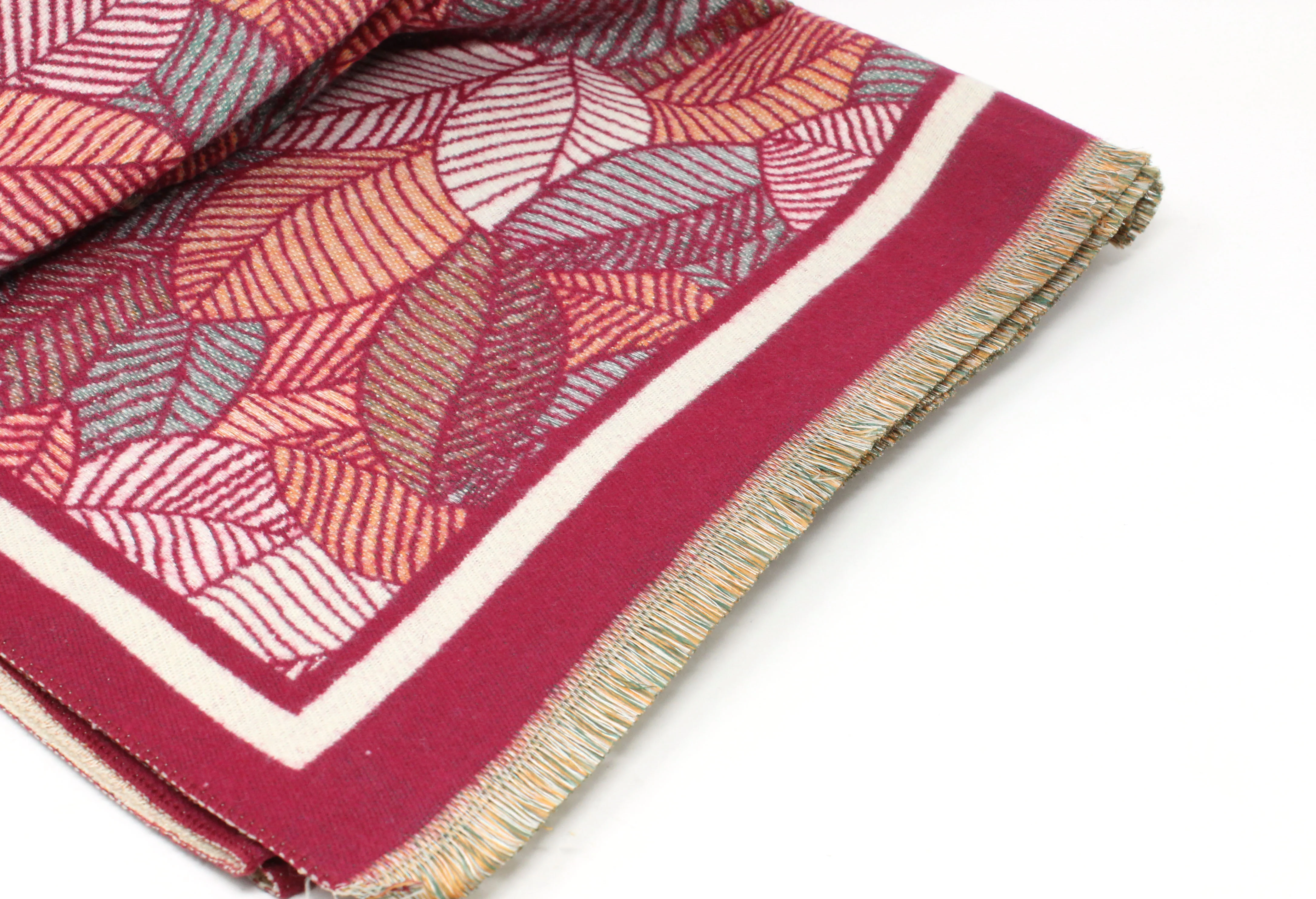 Leaf Print Scarf - Image 7