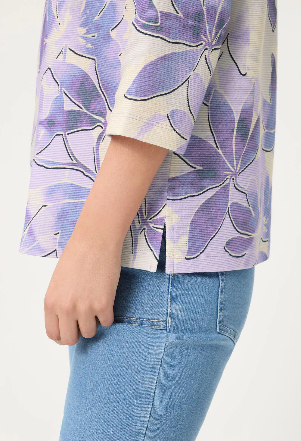 Leaf Print Top - Image 2