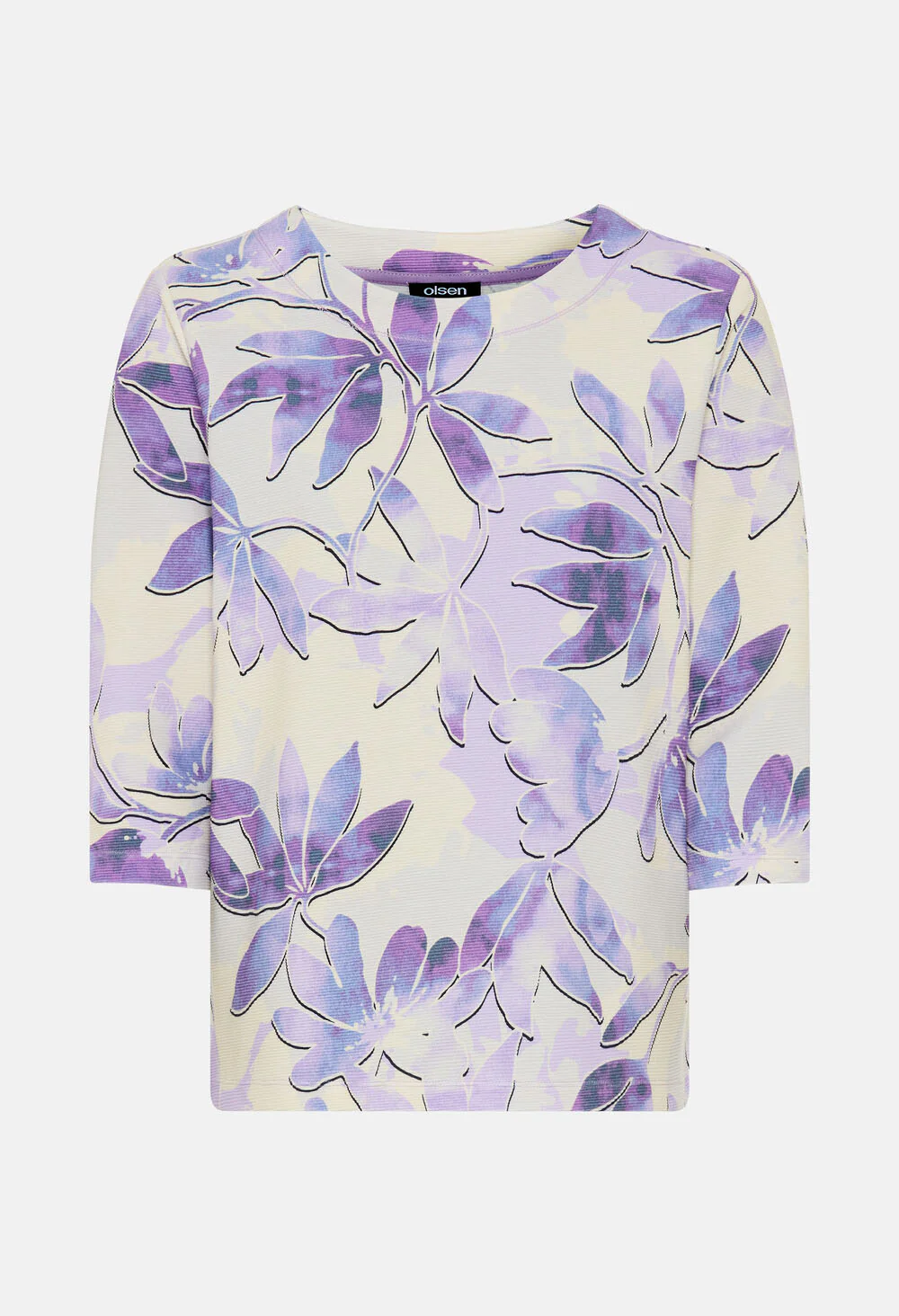 Leaf Print Top - Image 4