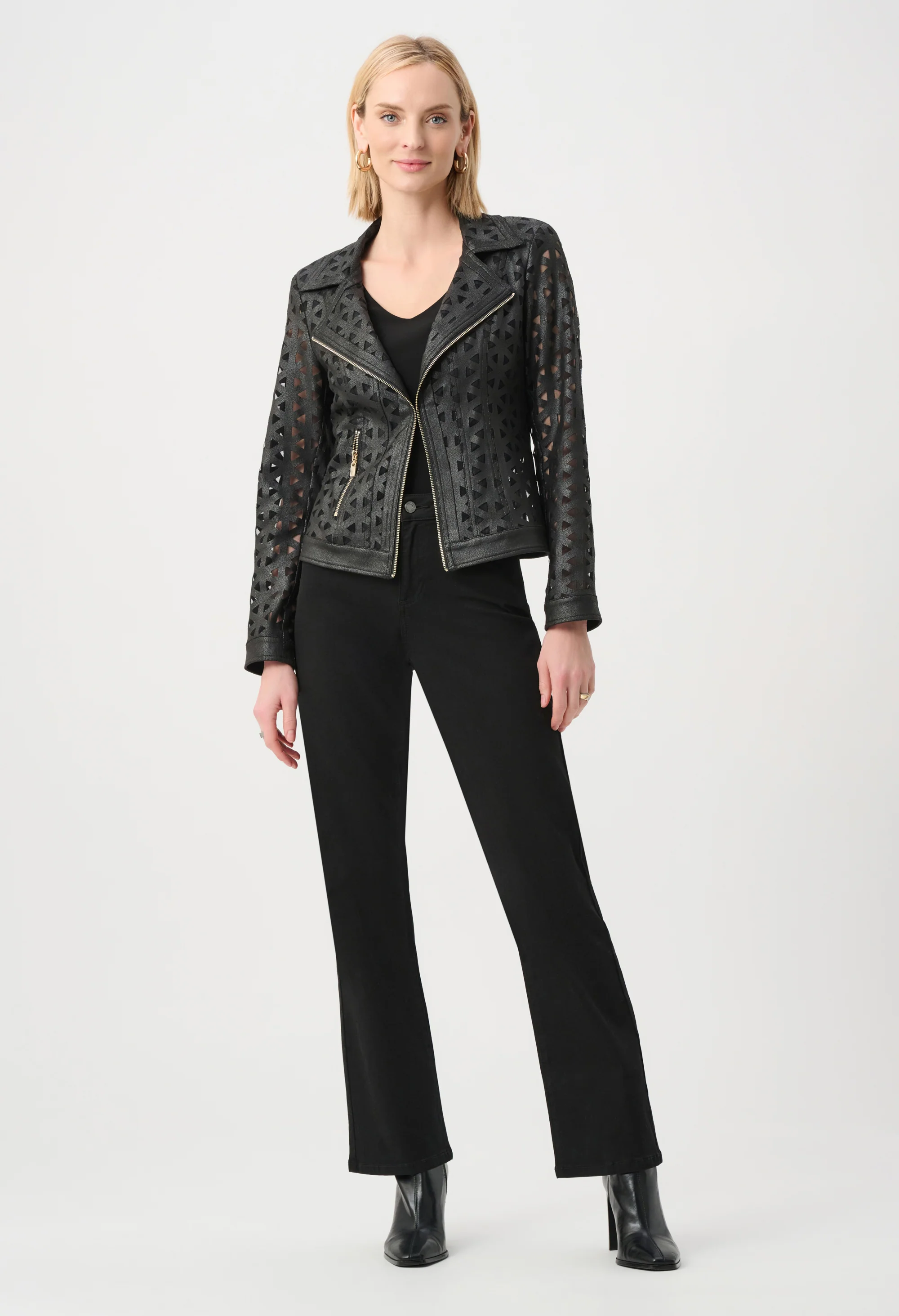 Leather Biker Jacket - Image 3