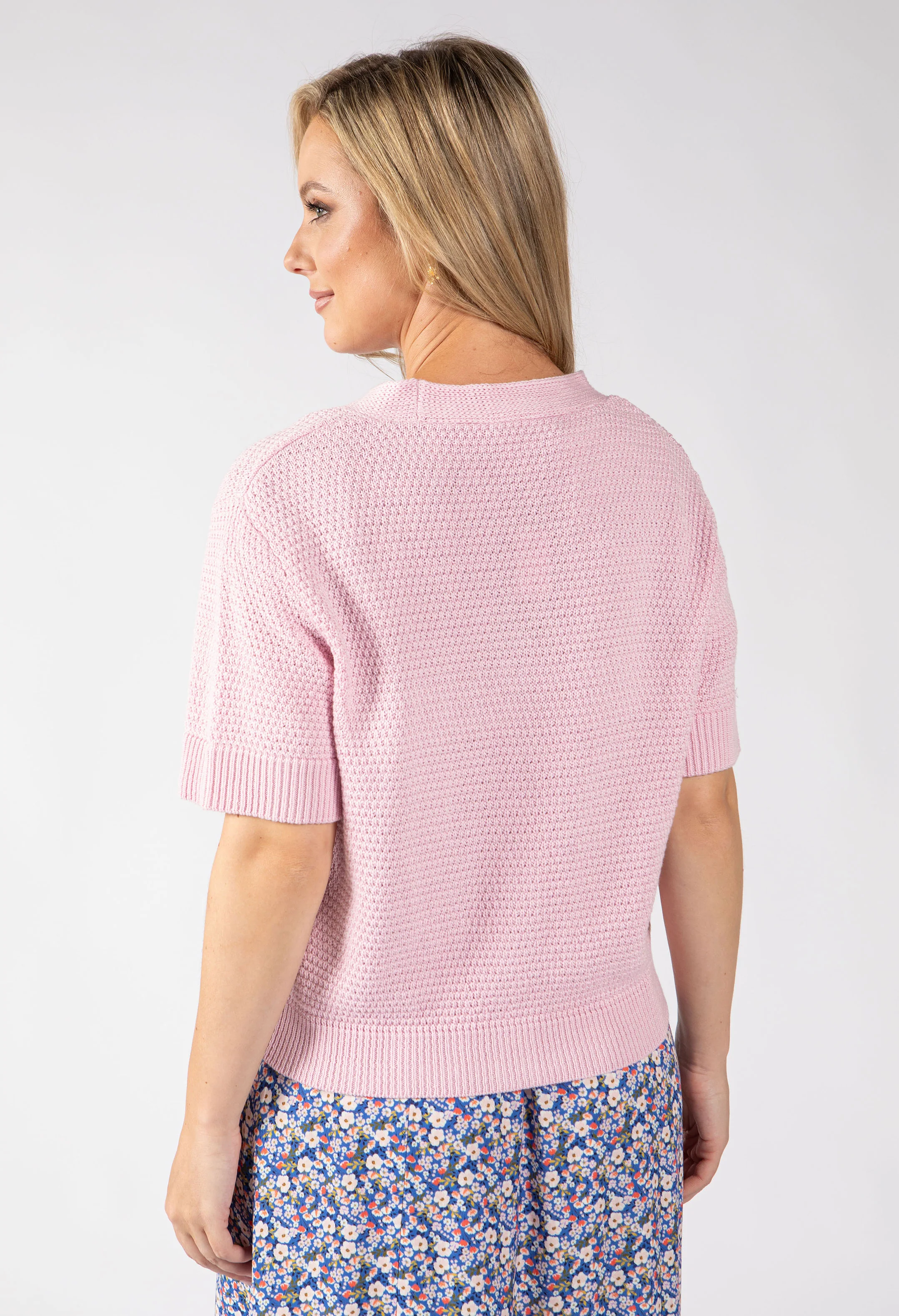 Lena Short Sleeve Knit Cardigan - Image 12