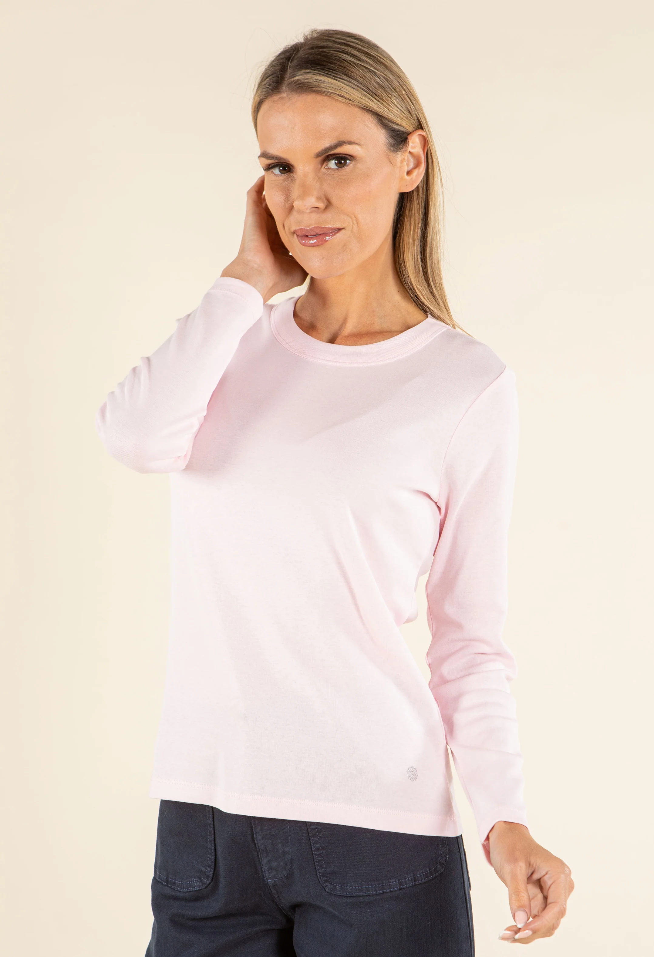 Long Sleeve Cotton Top - Image 2