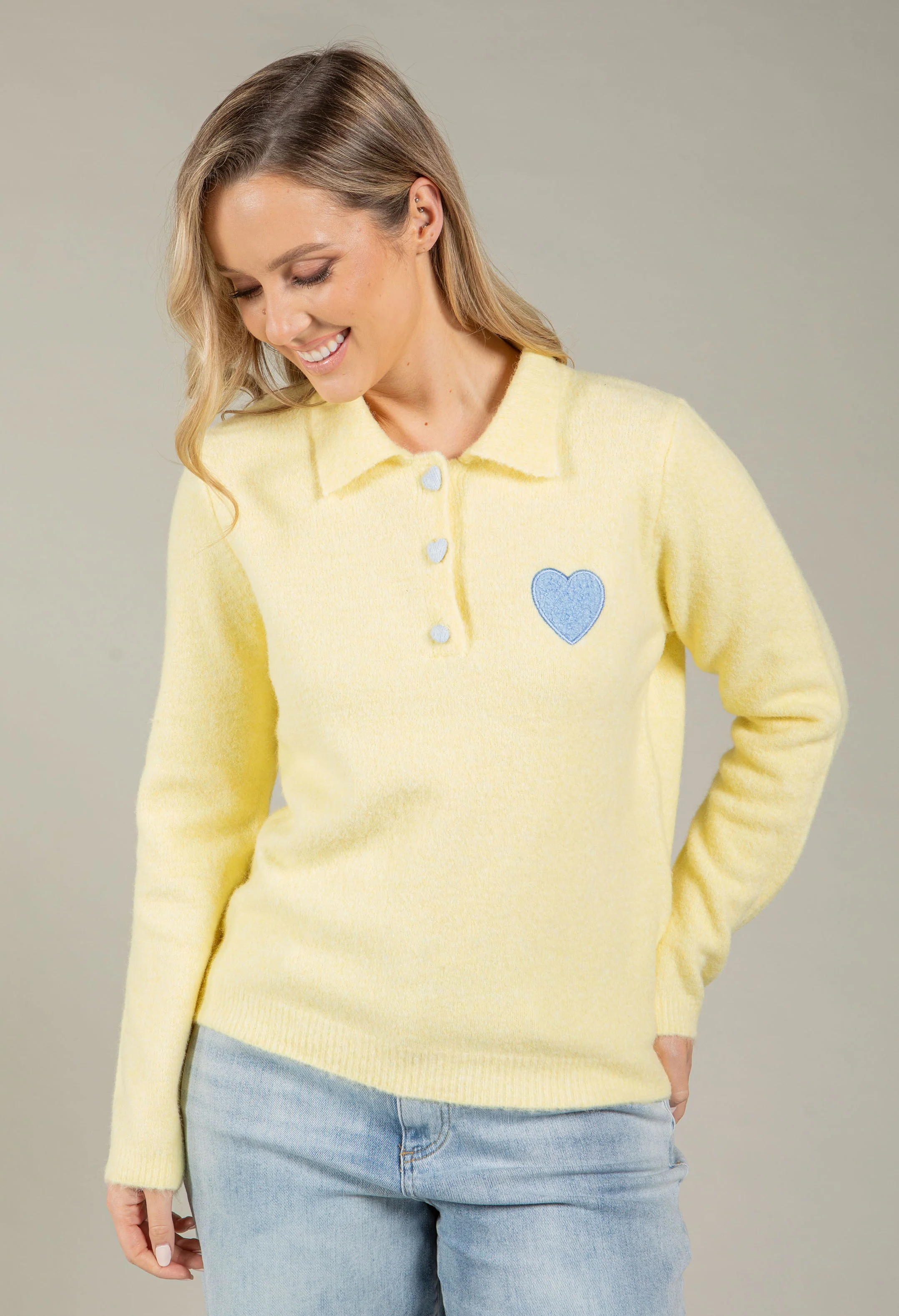 Love Heart Knit Jumper - Image 2