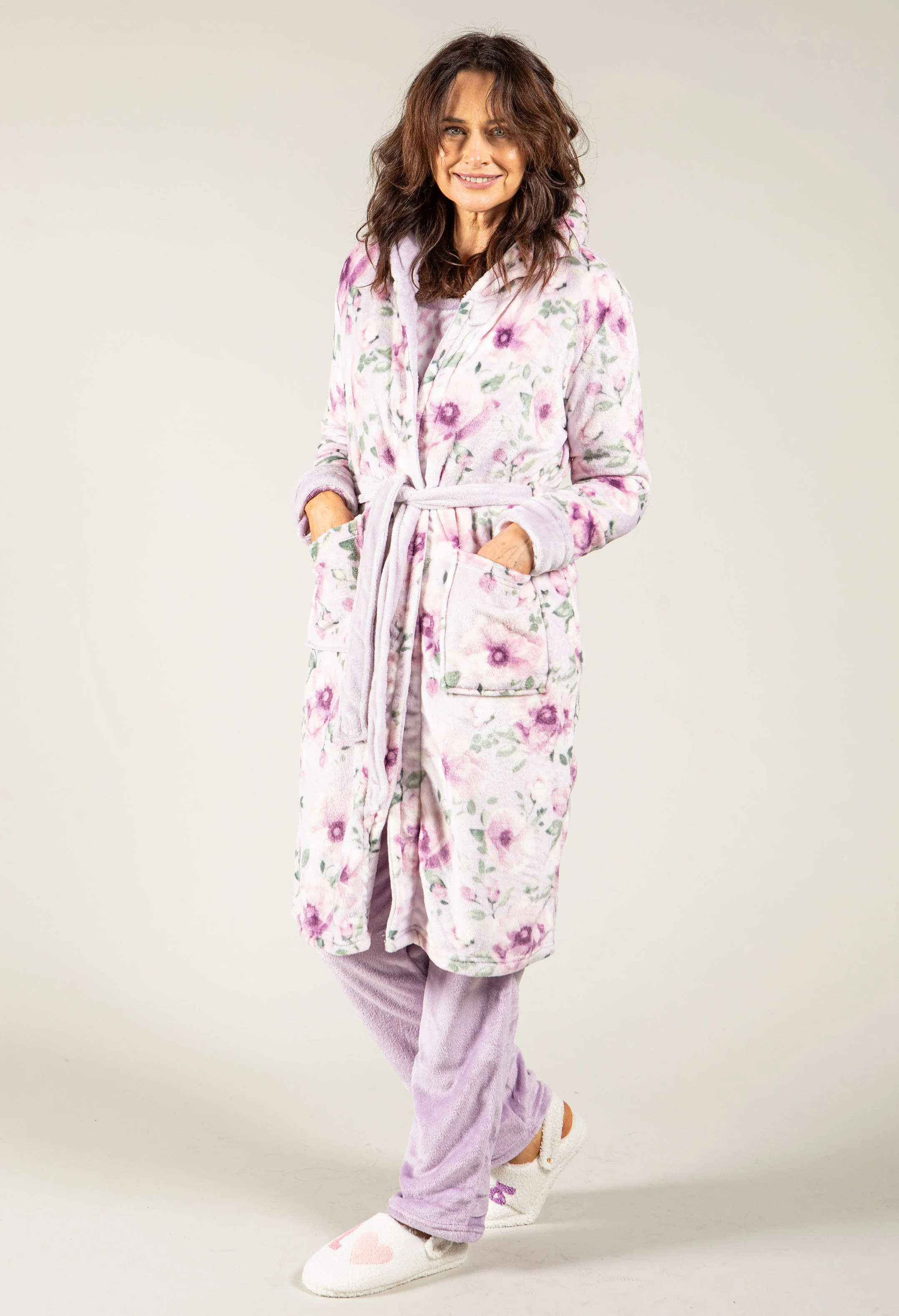 Luxury Hooded Dressing Gown - Image 5