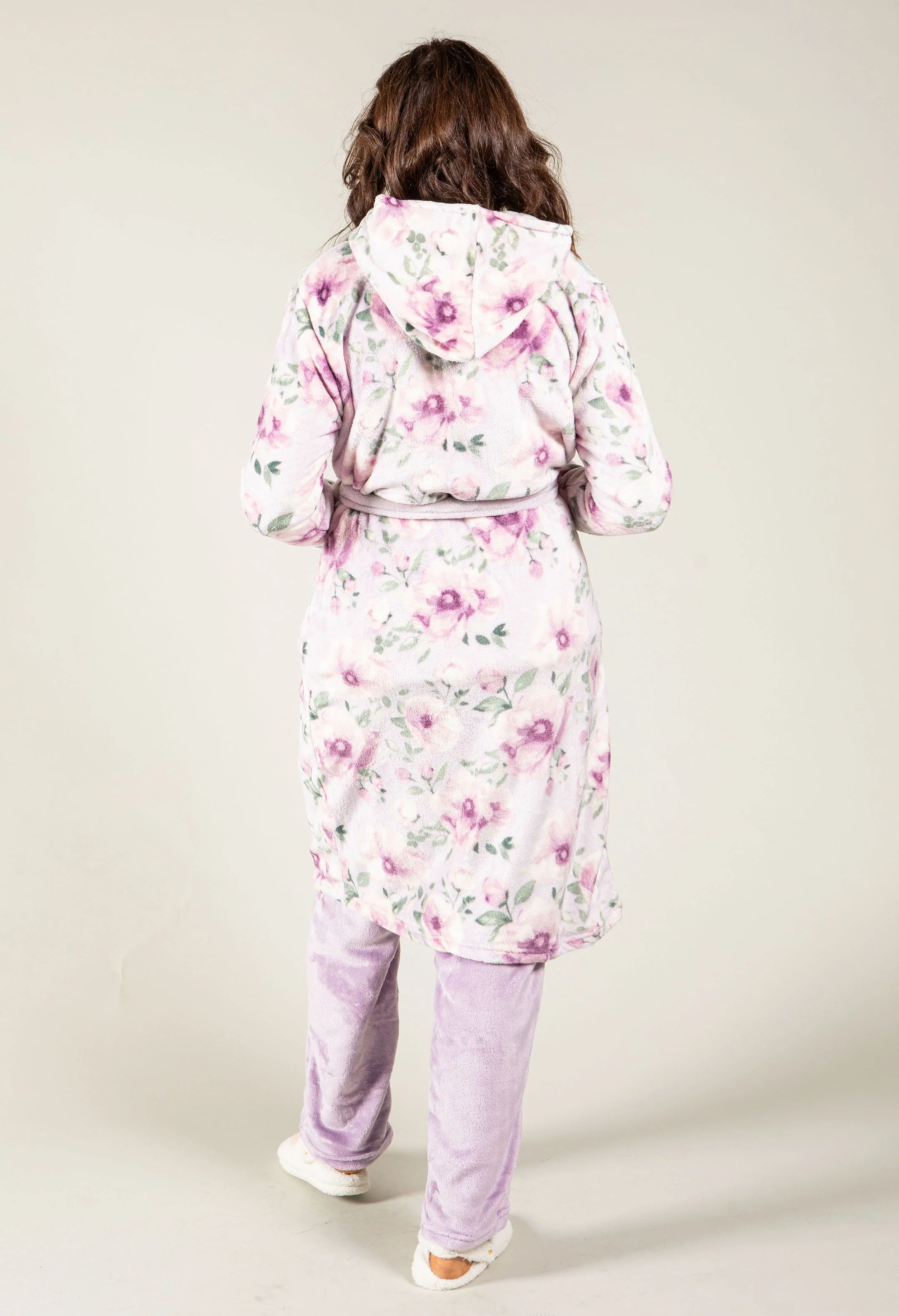 Luxury Hooded Dressing Gown - Image 6
