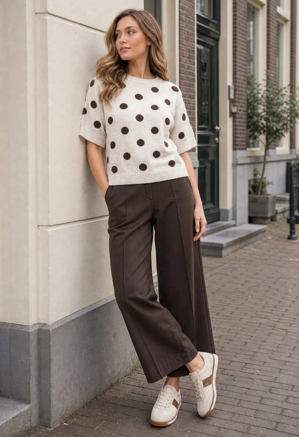 Maje Polka Dot Knit Jumper - Image 2
