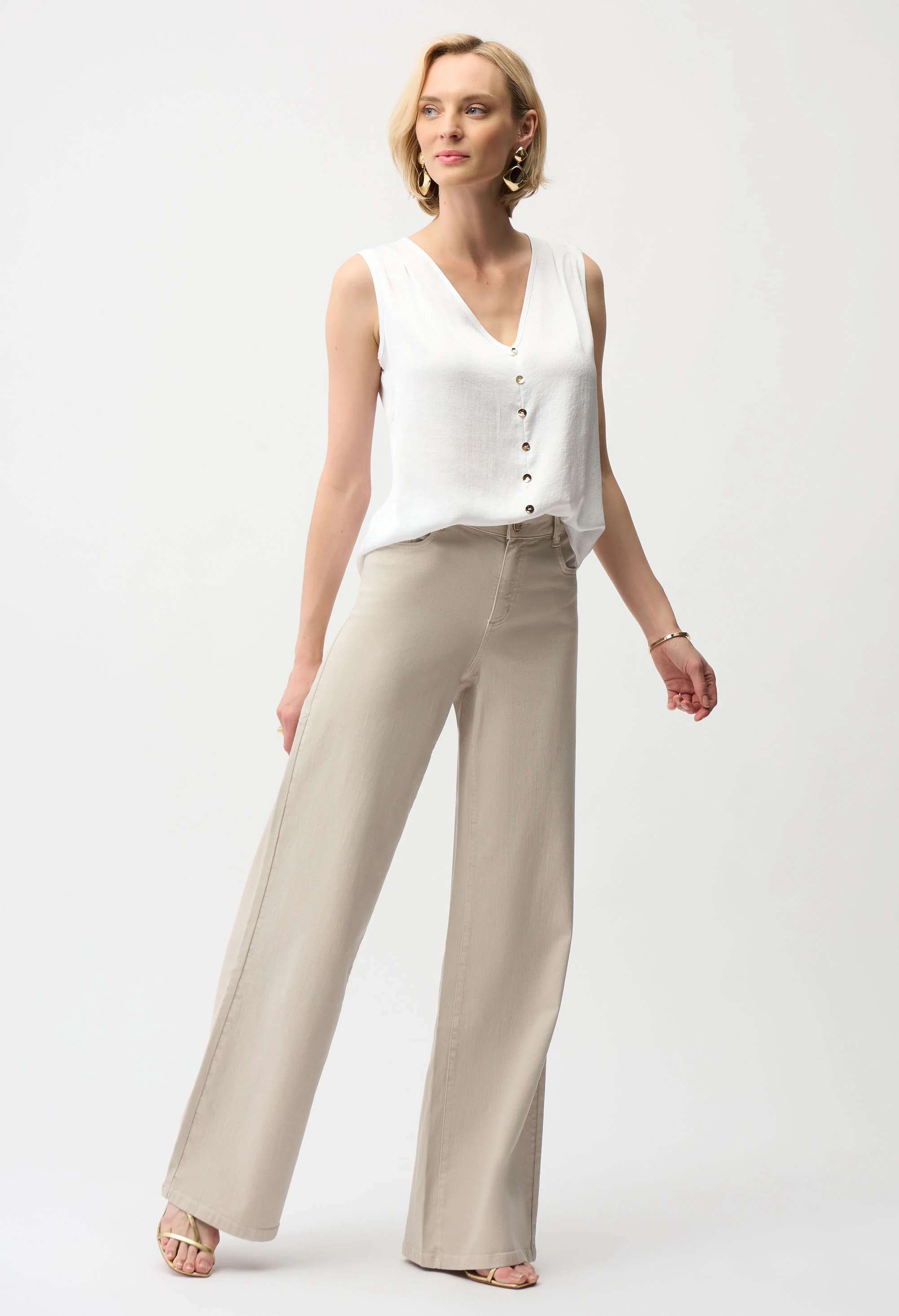Mid-rise Wide-leg Jeans