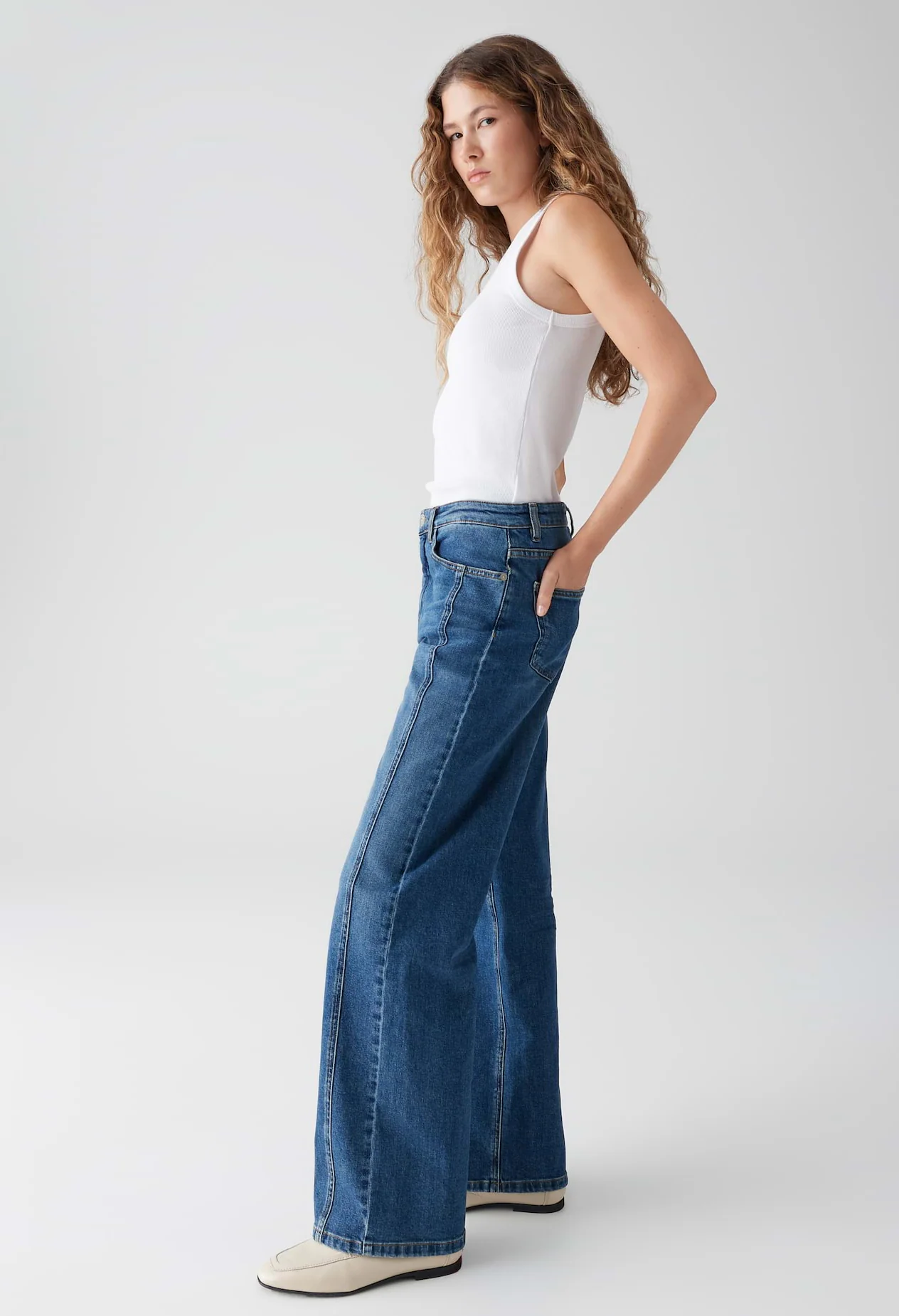 Mivy Lane Wide Leg Jeans - Image 4
