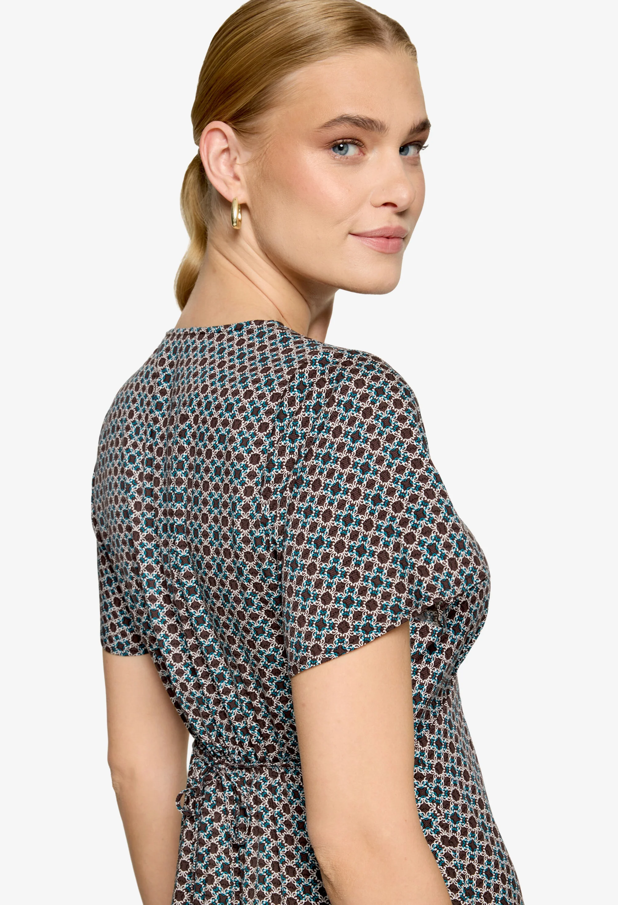 Mosaic Print Dress - Image 4