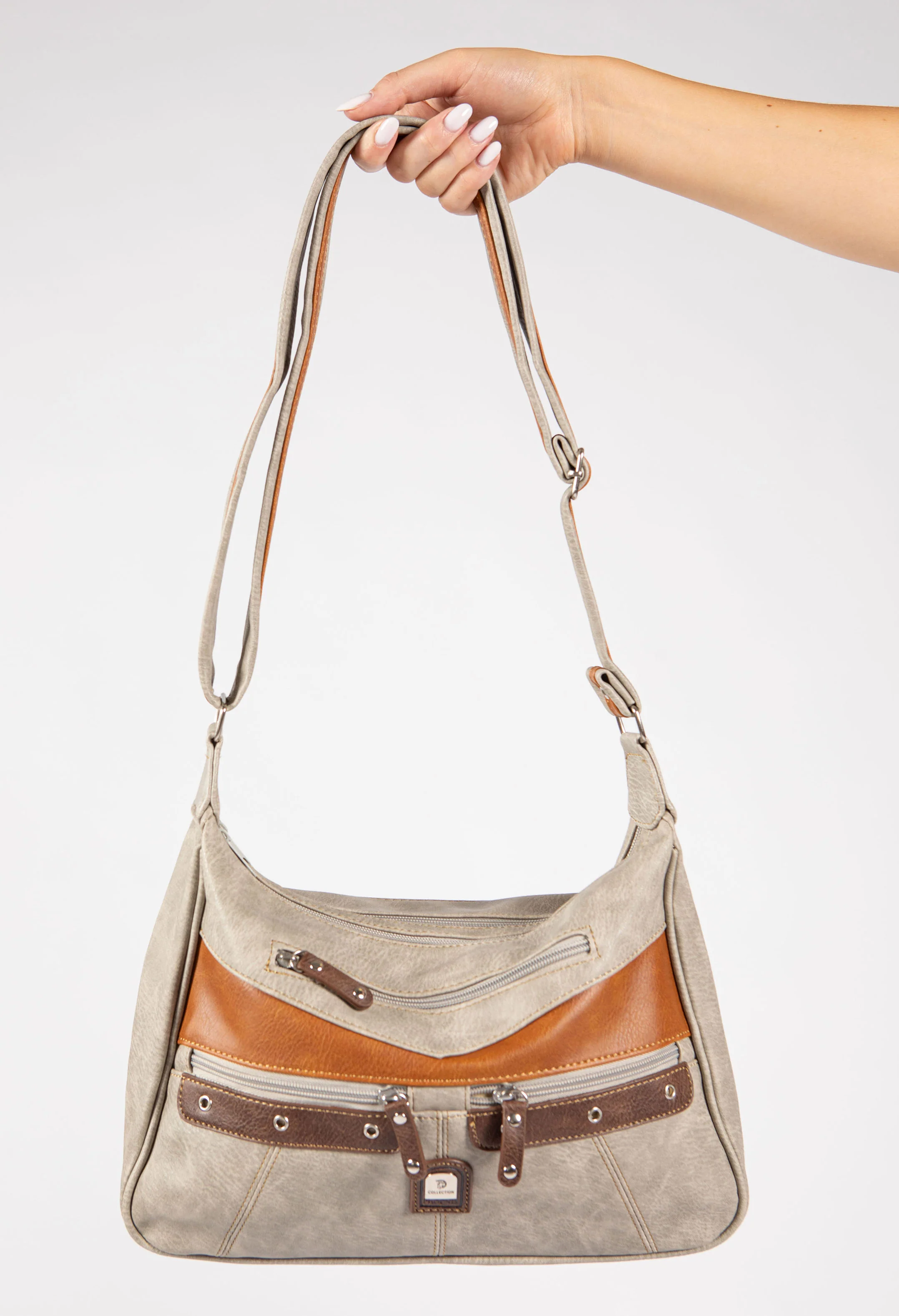 Multi Pocket Faux Leather Bag - Image 3
