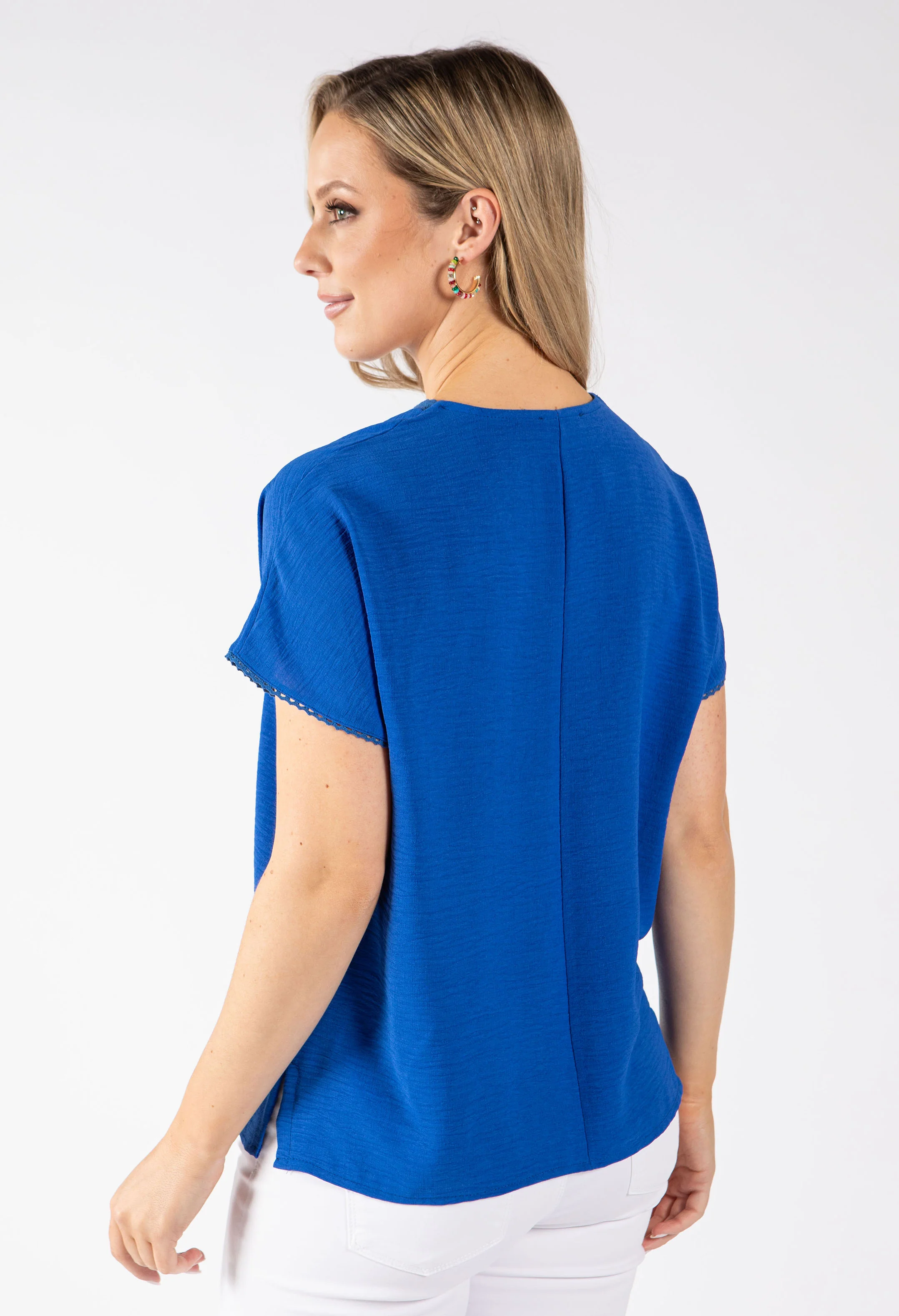 Onara Crochet Trim Top - Image 10
